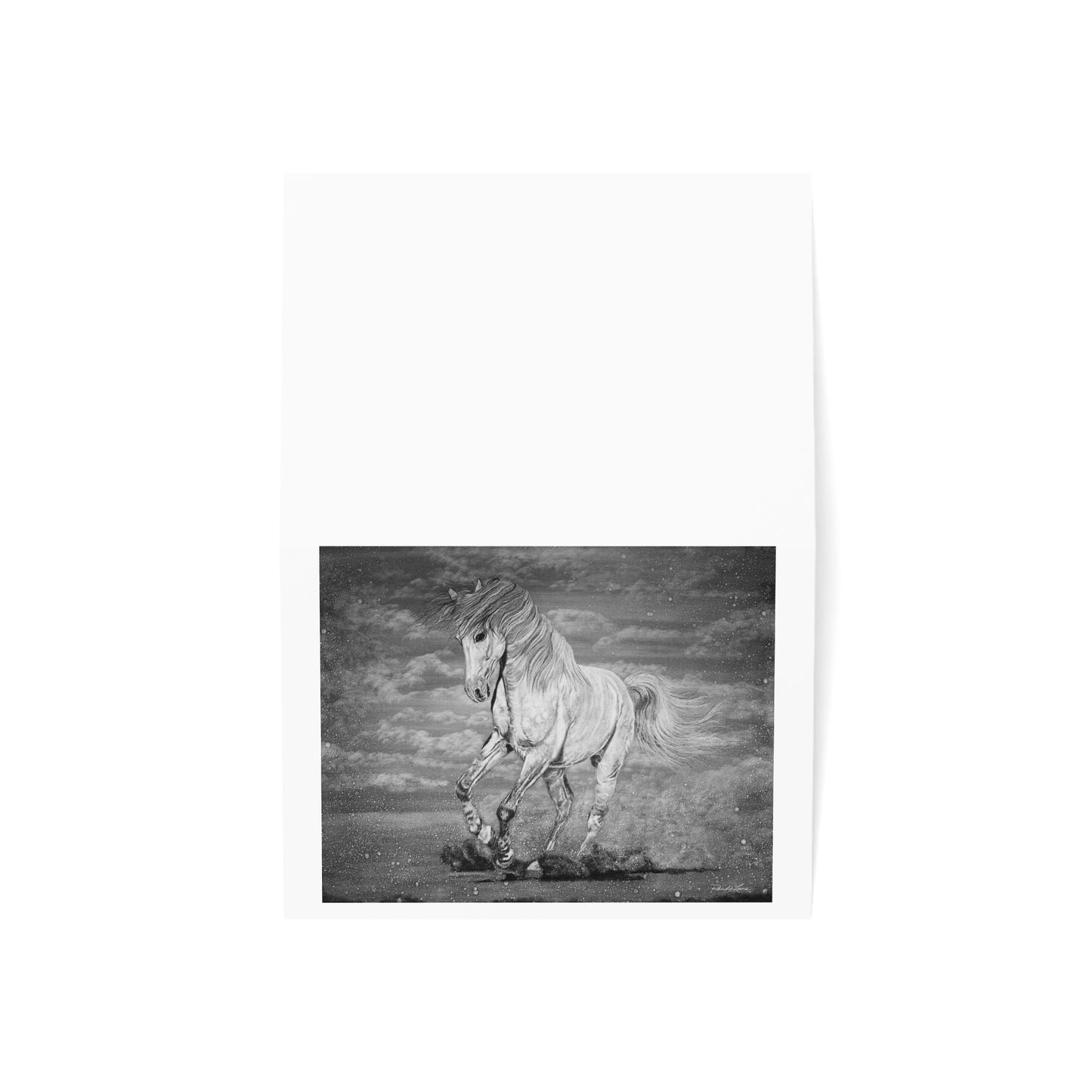 Equine Elegance. Prancing Horse Greeting Cards
