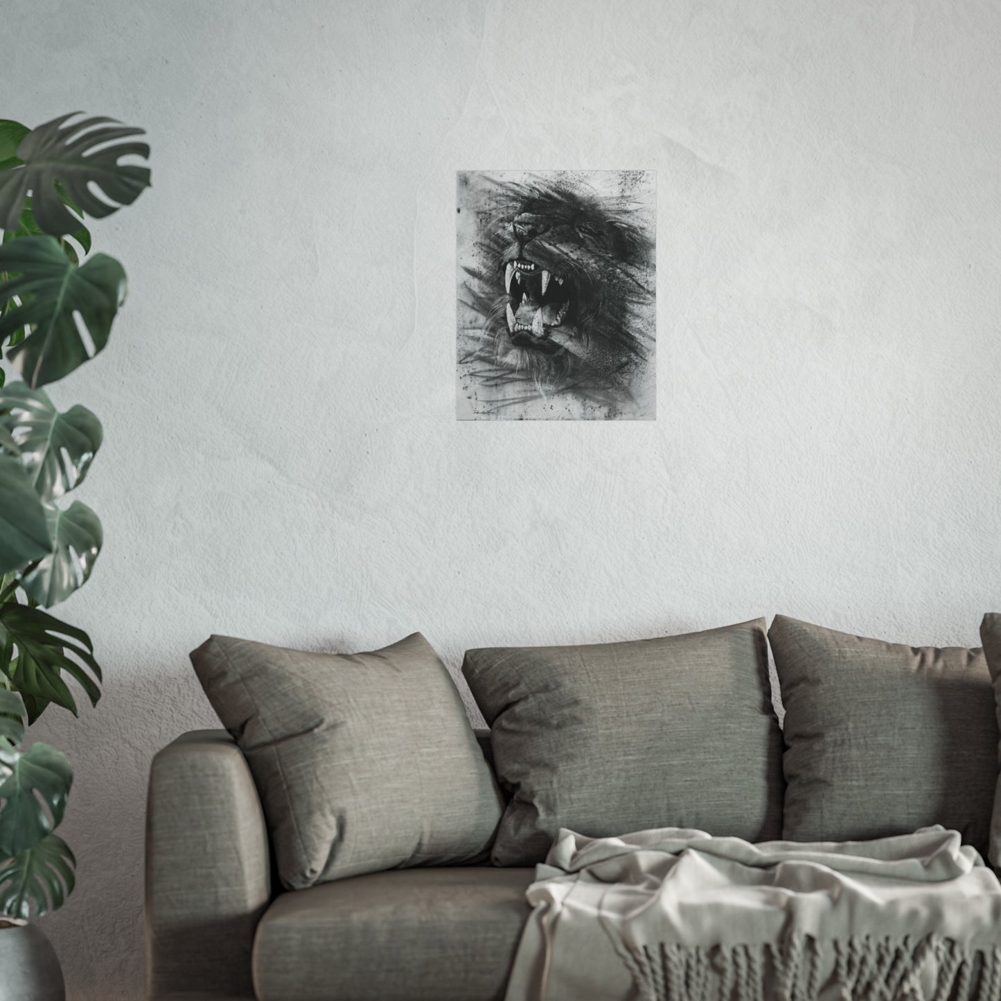 Let the Lion Roar, Lion Fine Art Print