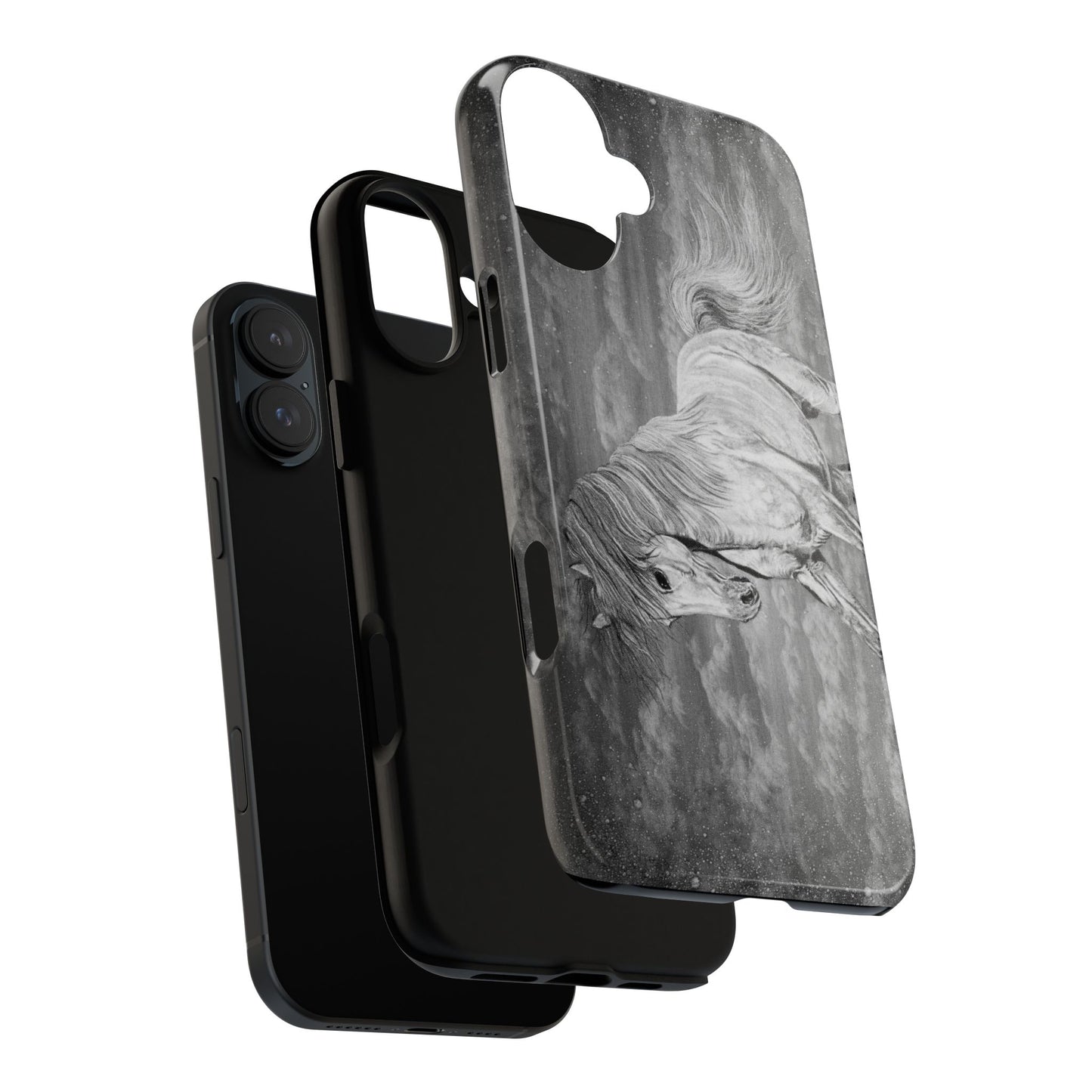 Equine Elegance. Prancing Horse Phone Case