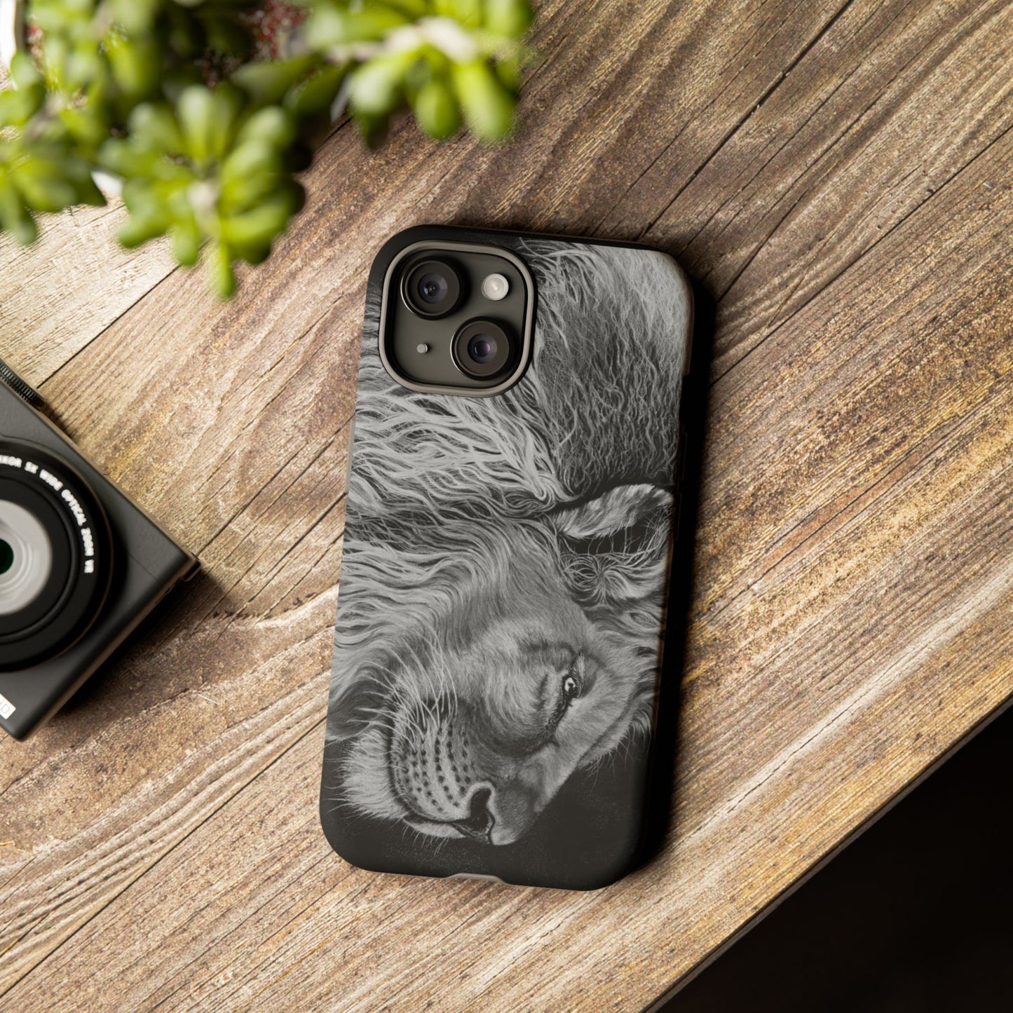 King of Cool, Lion Phone Case, Tough & Artistic Smartphone Case