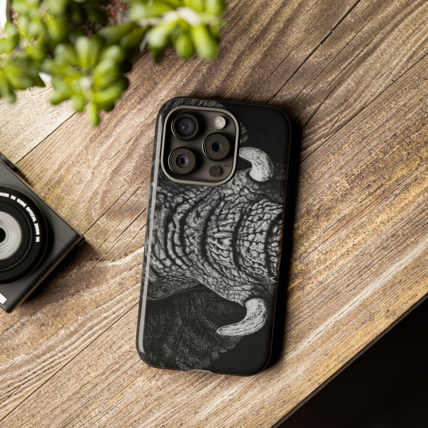 Ebony and Ivory, Elephant Phone Case, Tough Cases