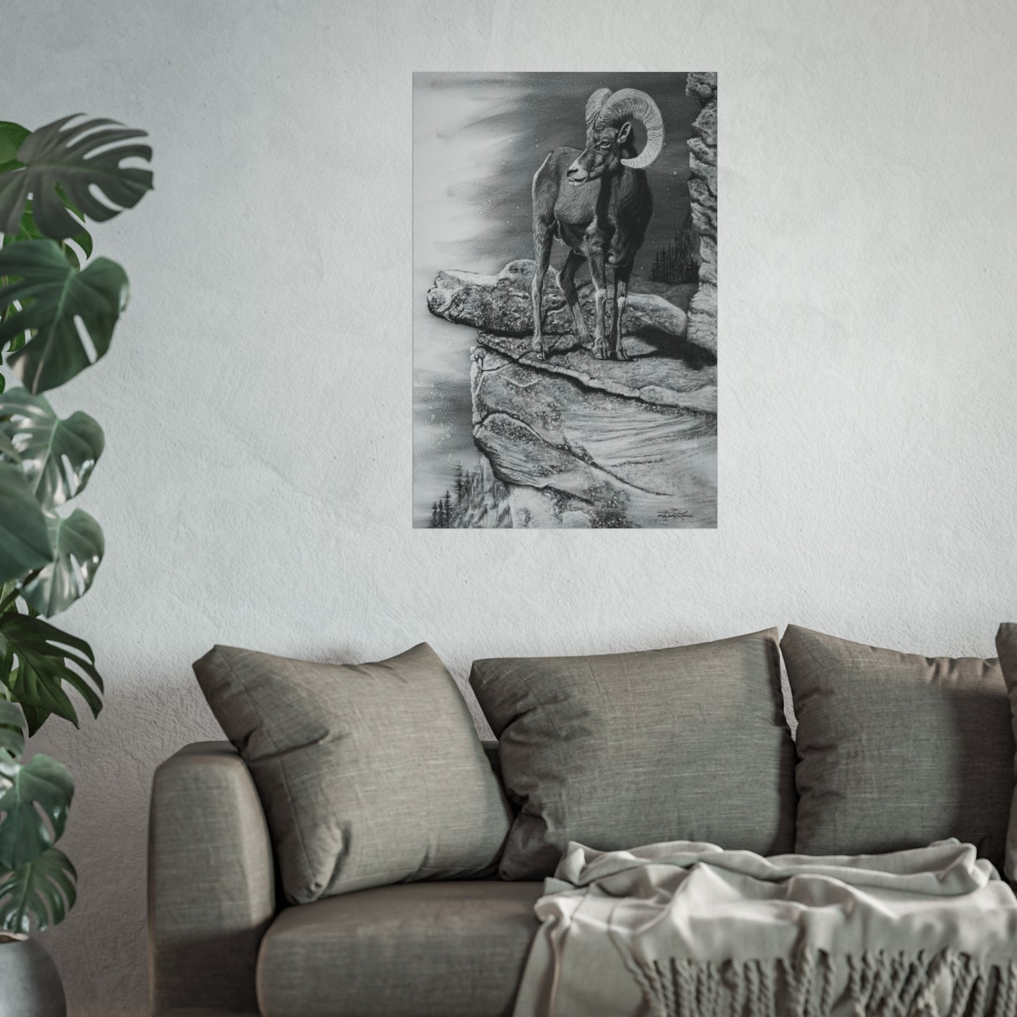 Legendary, Bighorn Sheep Fine Art Print
