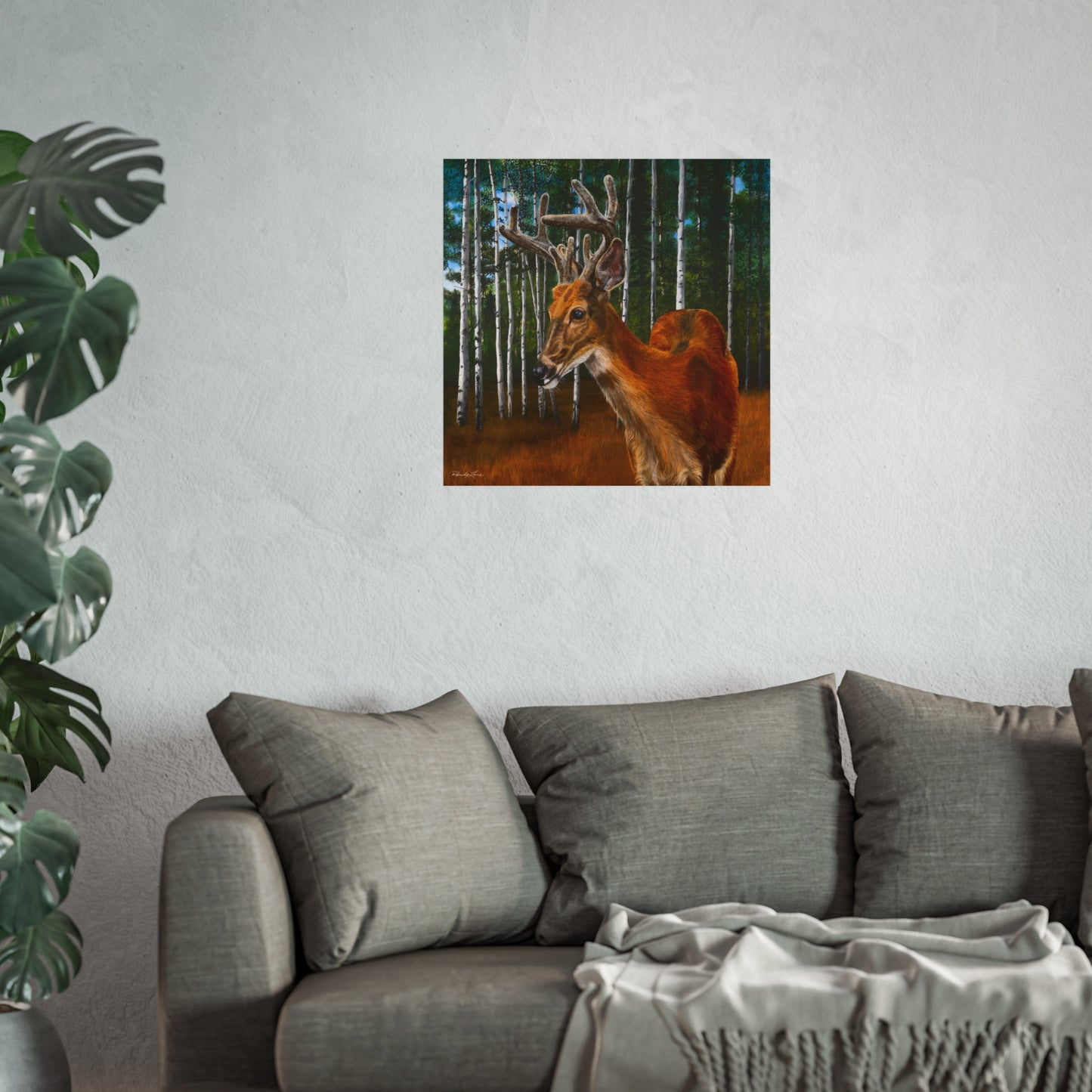 Velvet Crush,  Deer Fine Art Print