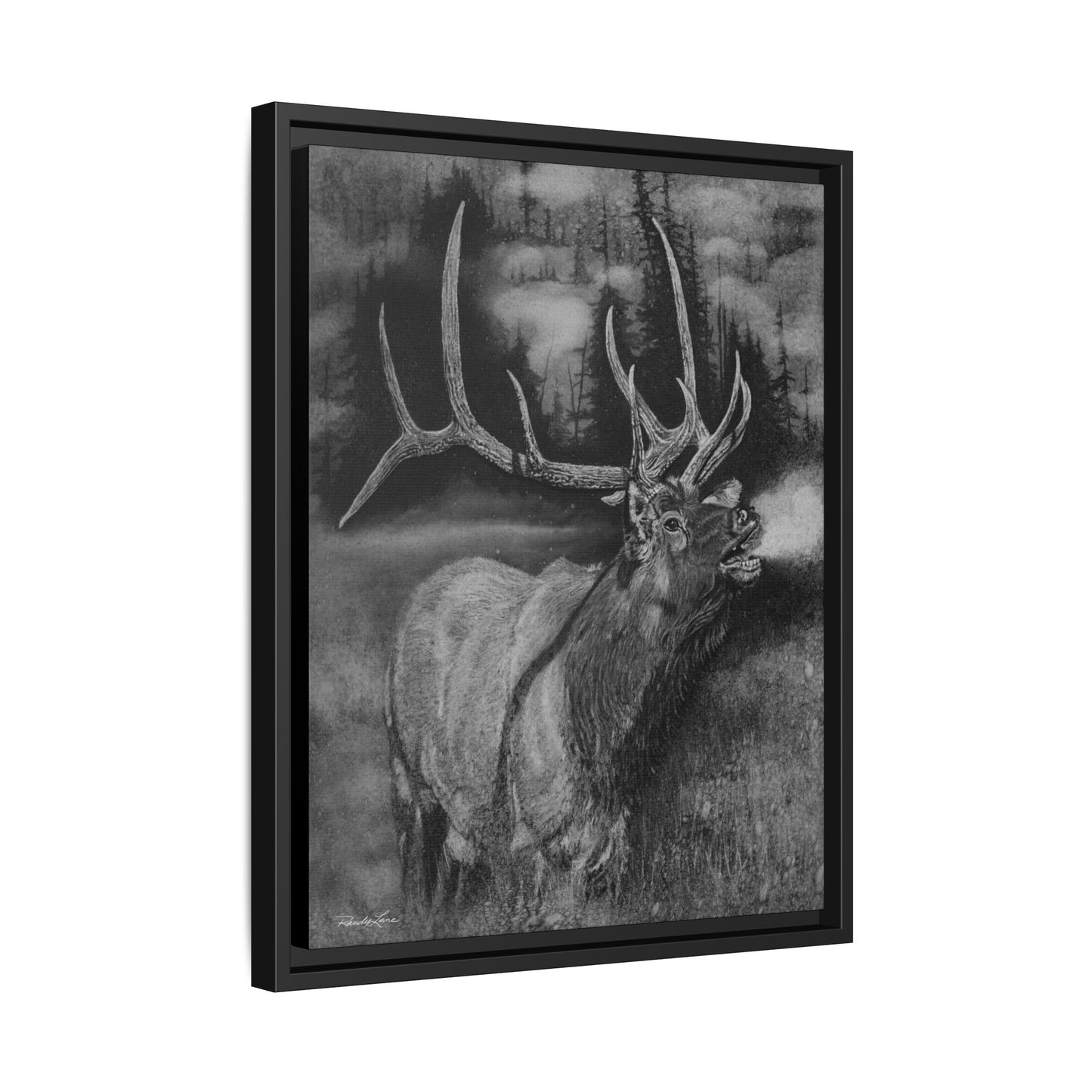 Mountain Music, Framed Elk Print