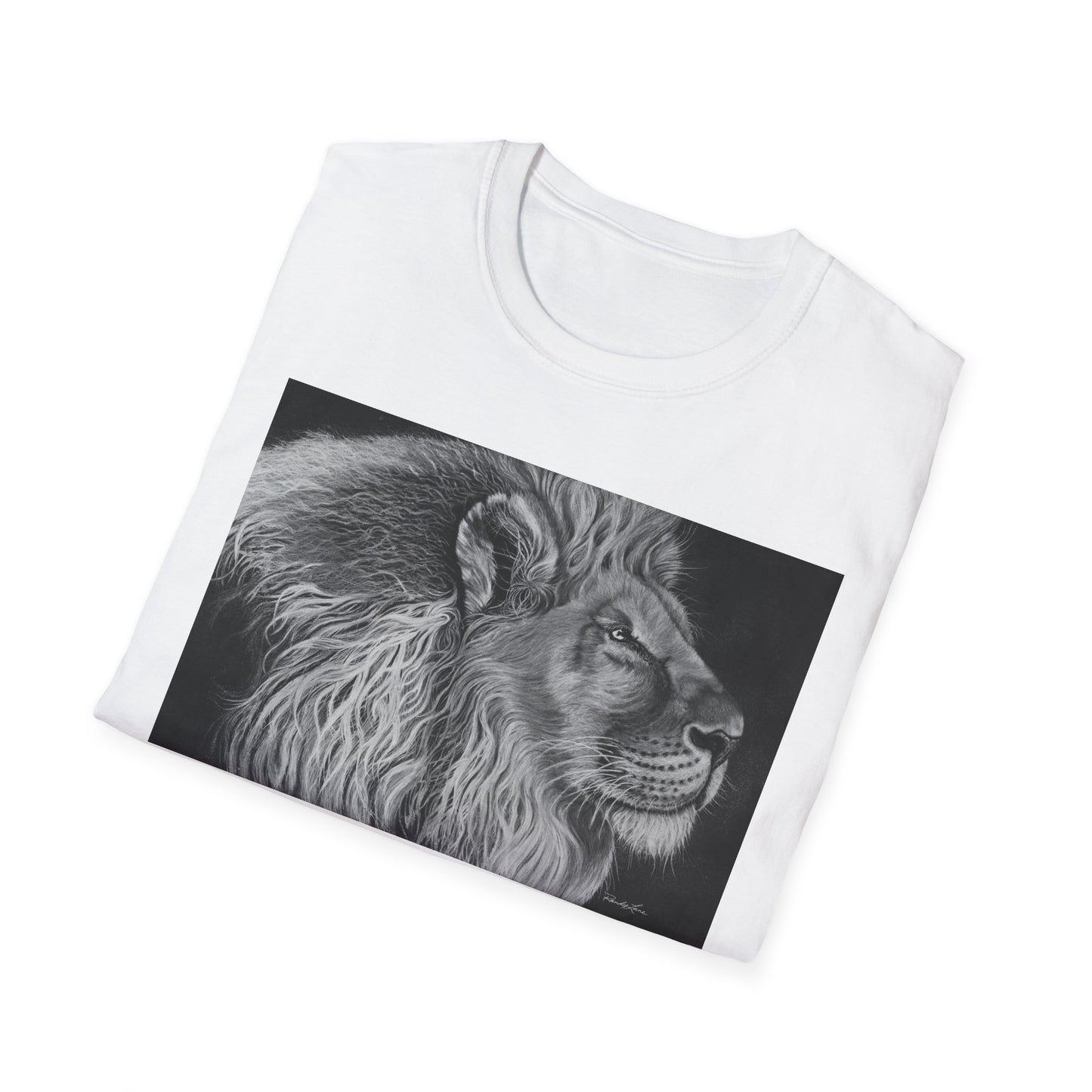 King of Cool, Lion Graphic Tee - Unisex Softstyle T-Shirt