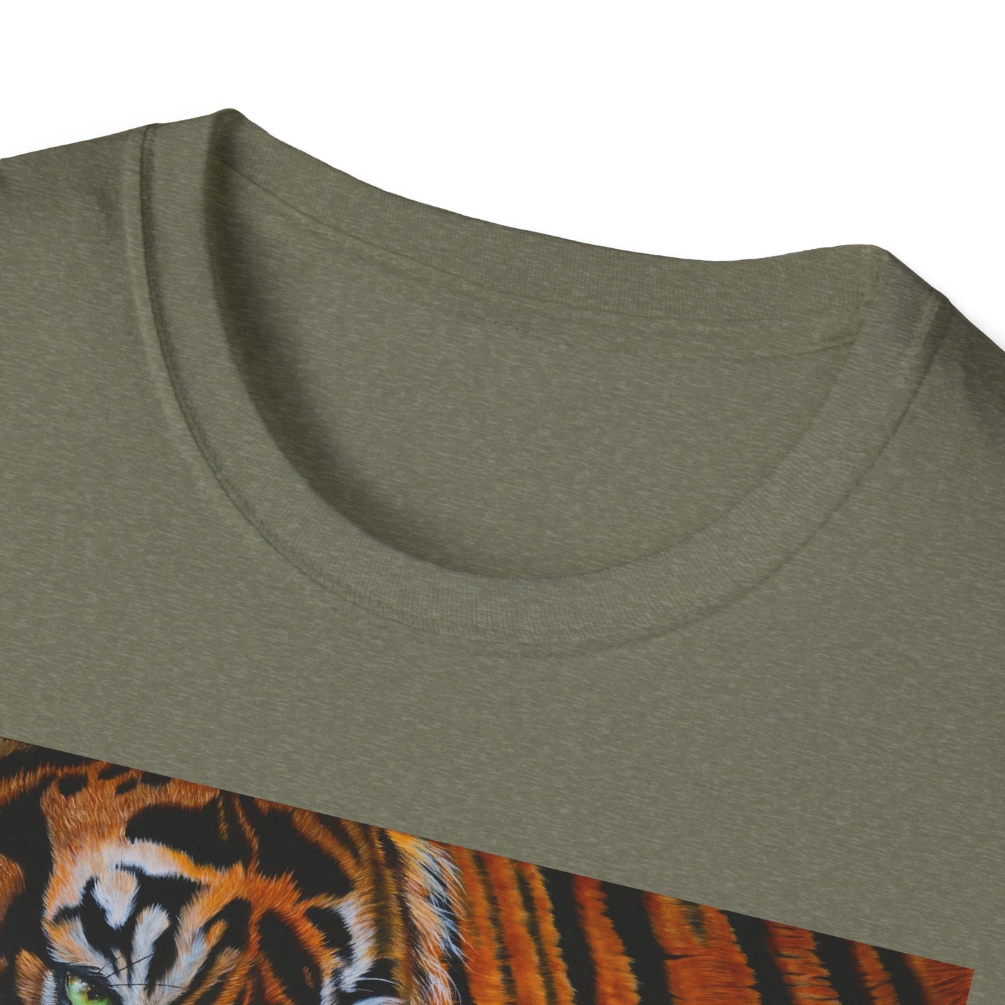 Tiger Stripe, Tiger Graphic T-Shirt, Unisex Softstyle Tee