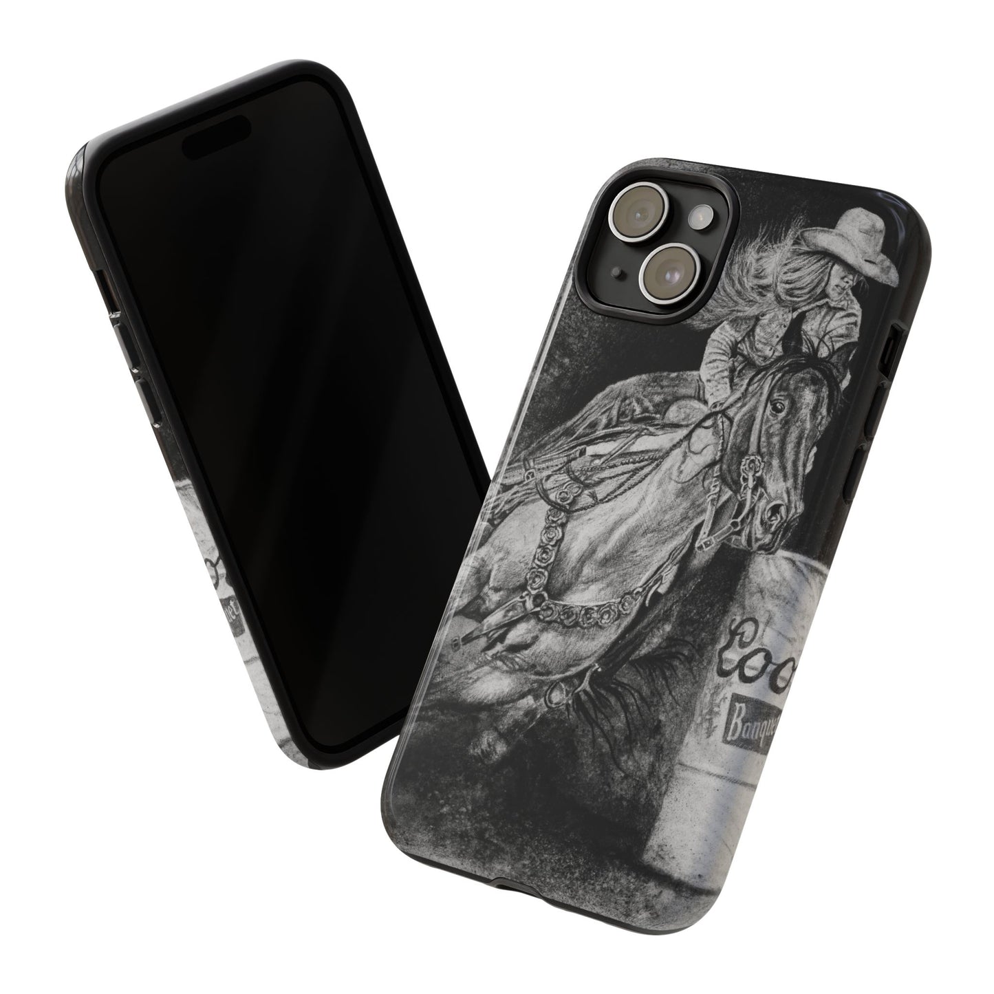 Sophie's Run. Rodeo Barrel Racer Phone Case