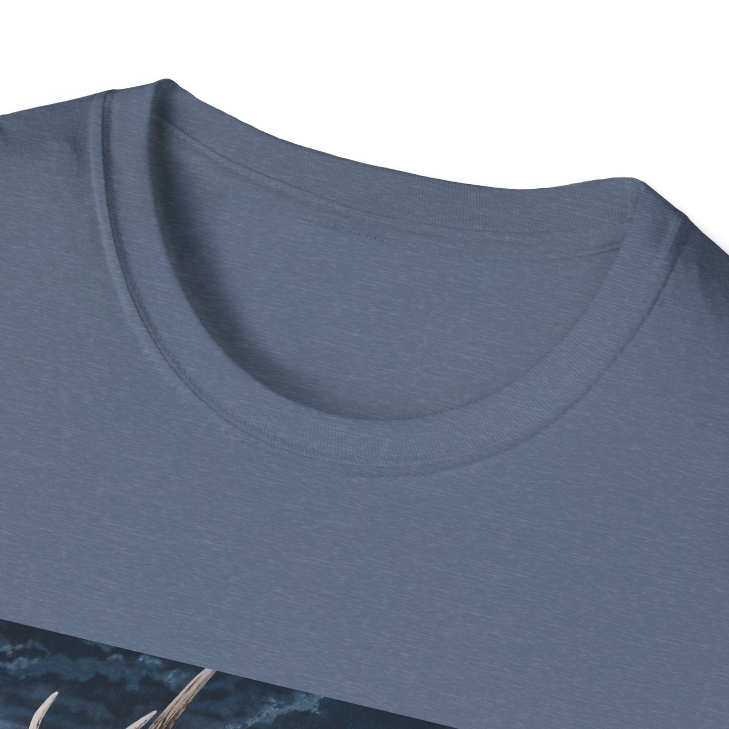 Sunset Serenade,  Elk Graphic Unisex soft T-Shirt