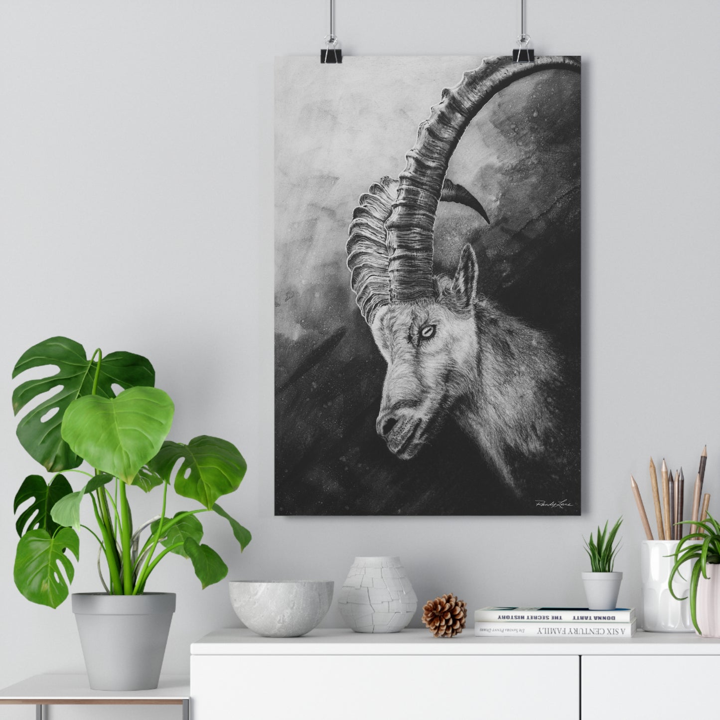 Apex, Alpine Mountain Goat Giclée Art Print
