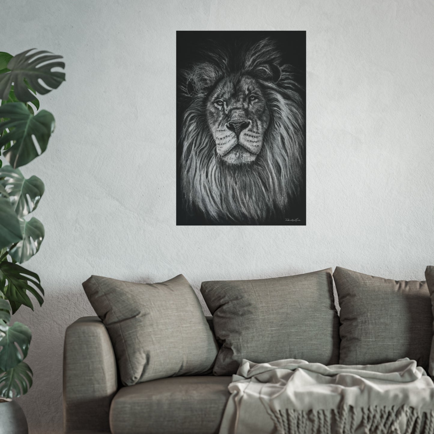 The Mane Event, Fine Art Lion Print