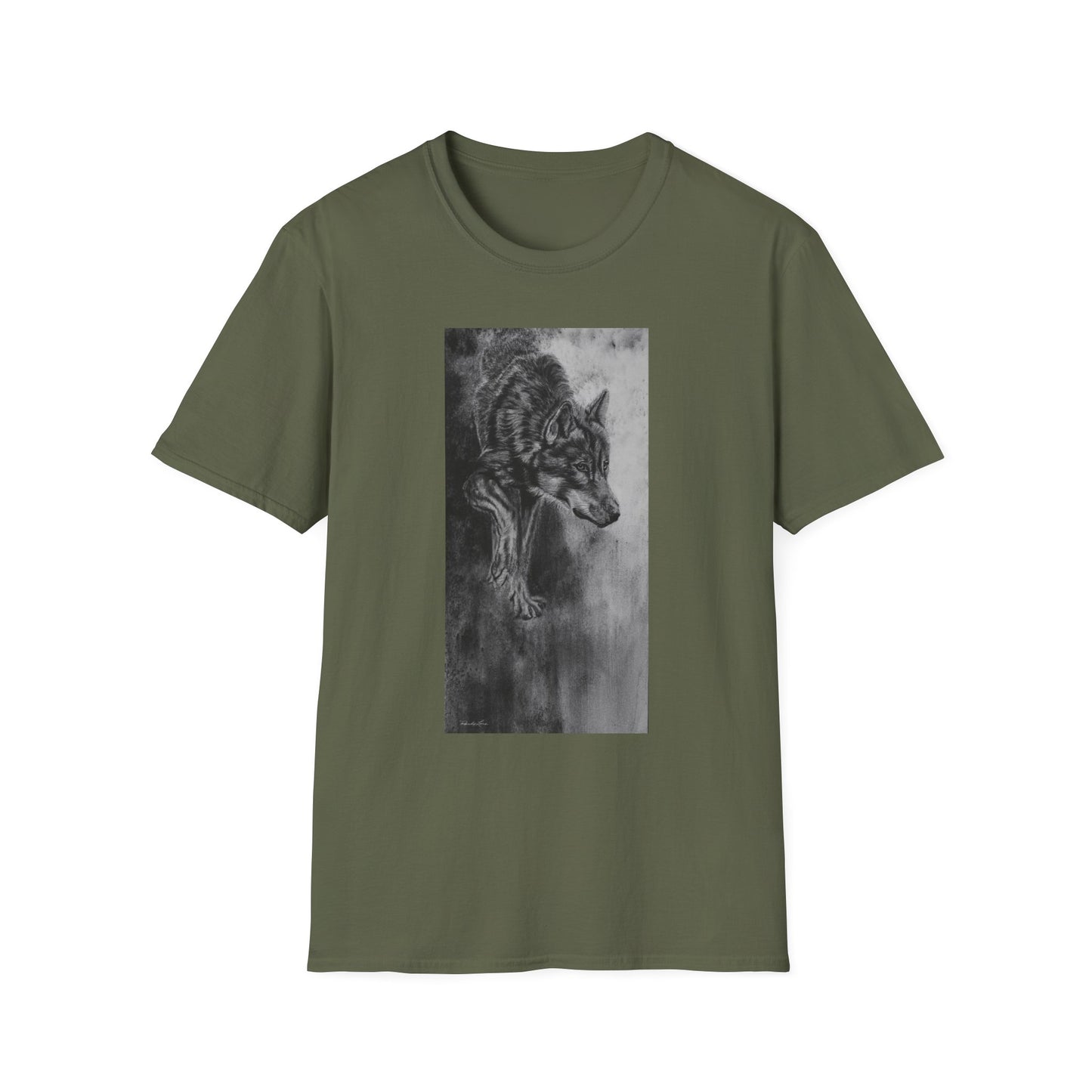 Specter, Wolf Graphic Unisex Softstyle T-Shirt