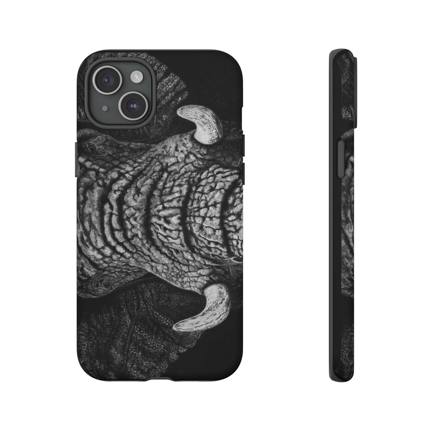 Ebony and Ivory, Elephant Phone Case, Tough Cases