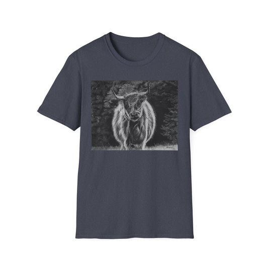 Ragamuffin. Highland Cow Unisex Softstyle T-Shirt