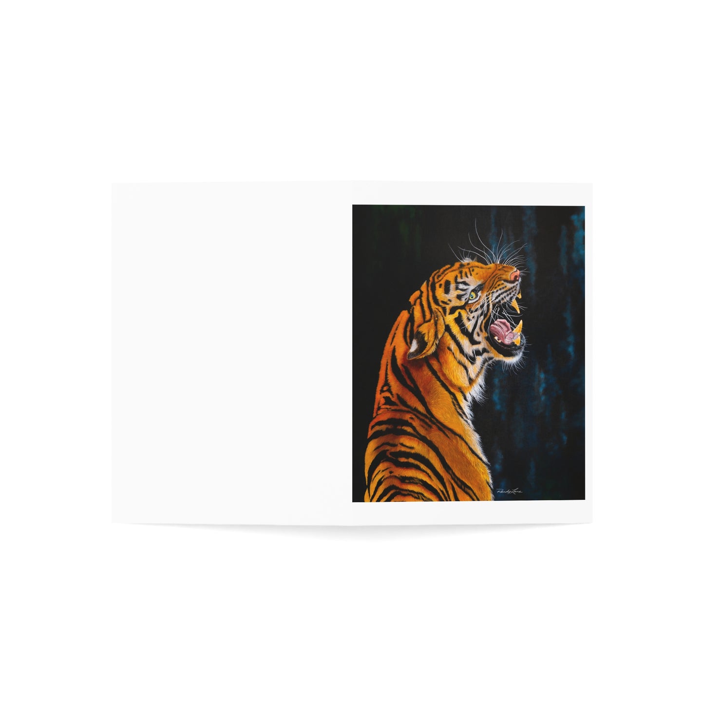 Beautifully Bold, Roaring Tiger Greeting Cards