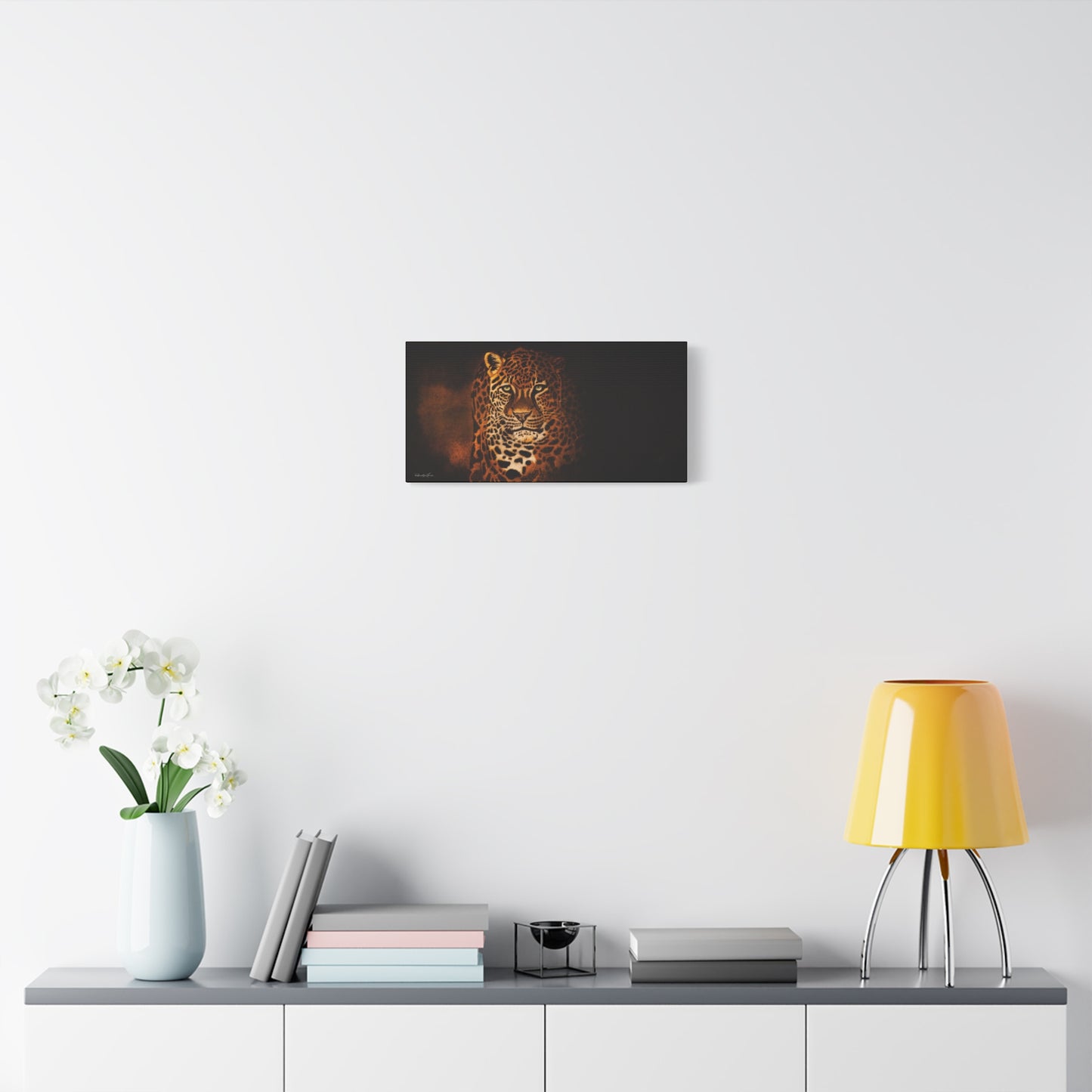 Shadow Hunter, Leopard Canvas Print