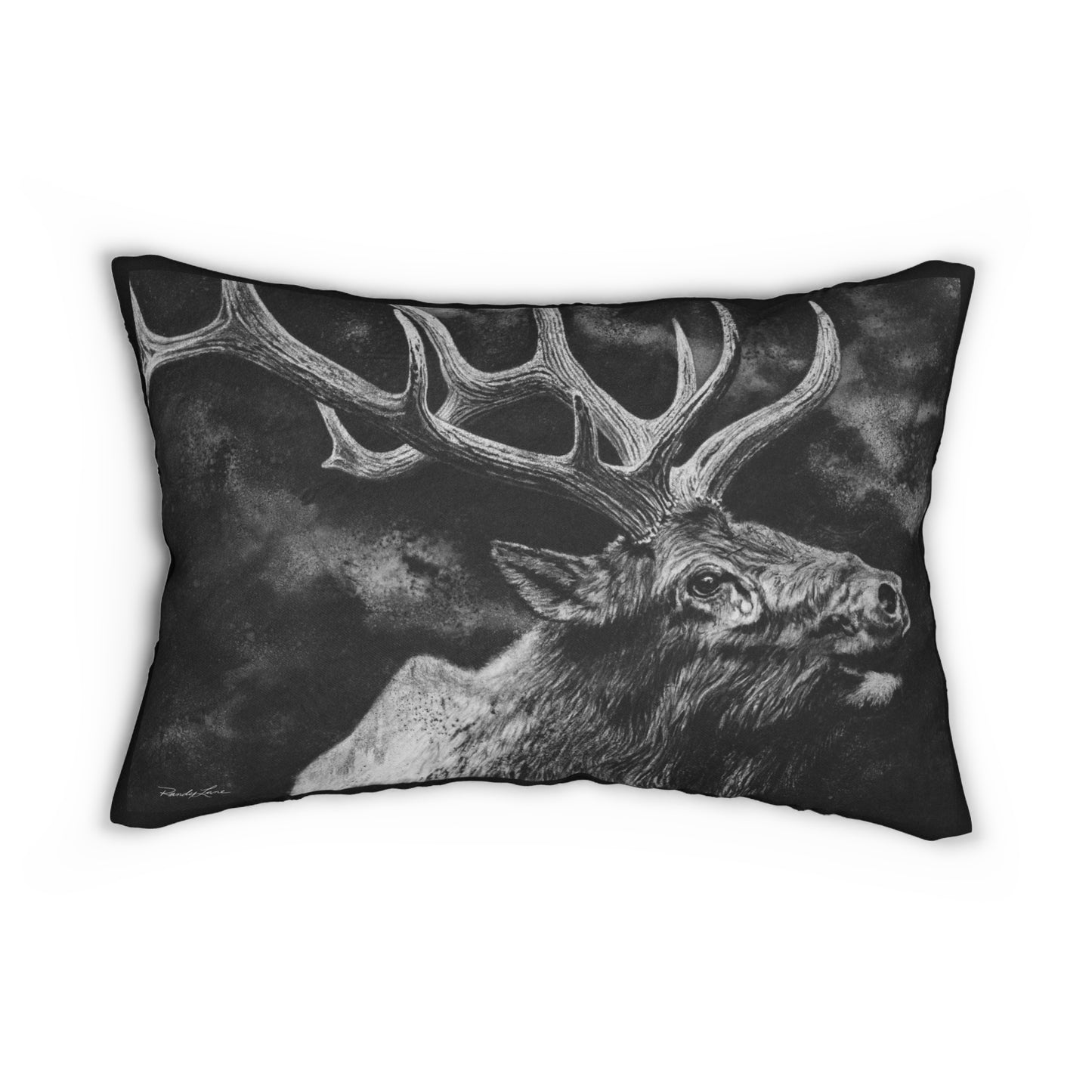 Gladiator, Lumbar Pillow with Elk Design