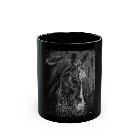 Secrets. Horse Lover's Black Mug