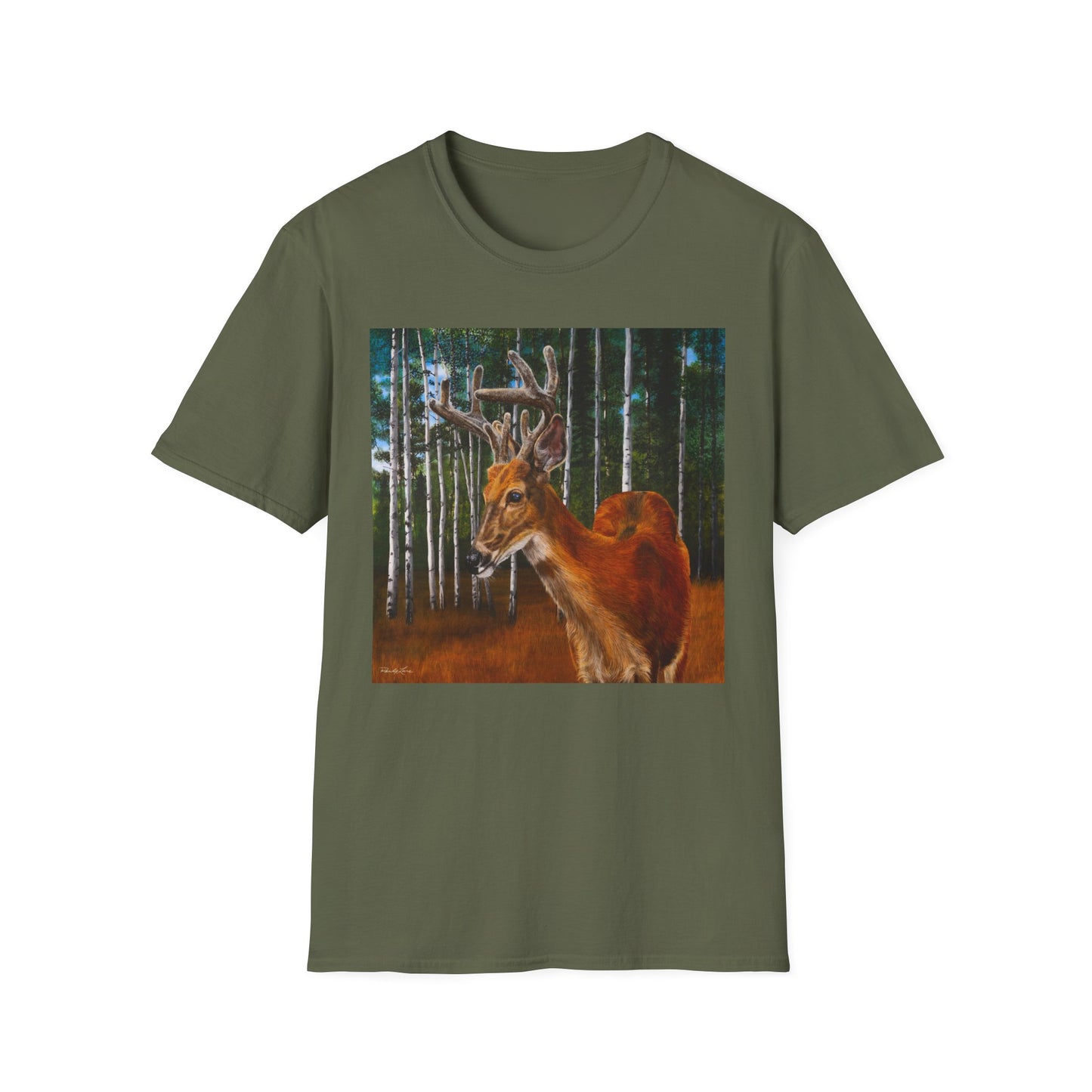 Velvet Crush, Deer Unisex Softstyle T-Shirt