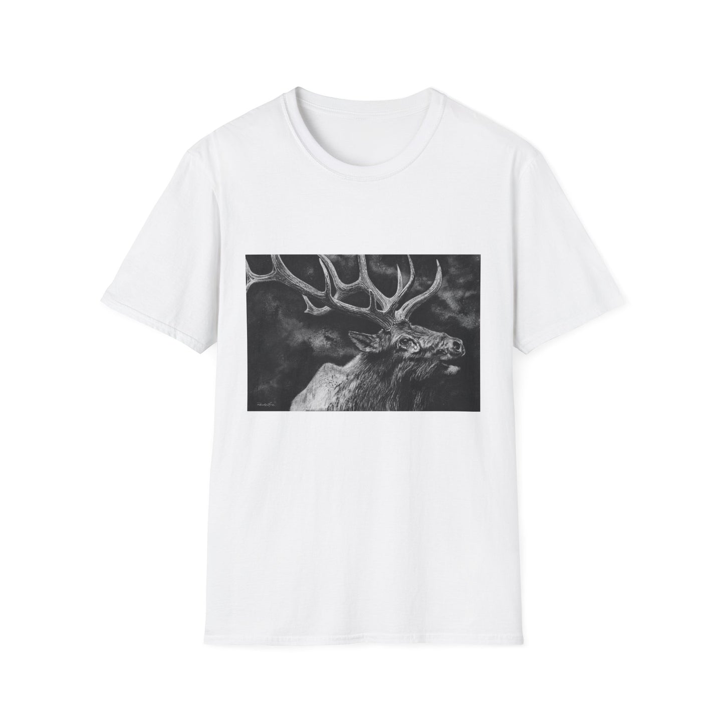 Gladiator, Elk Design Unisex Softstyle Tee