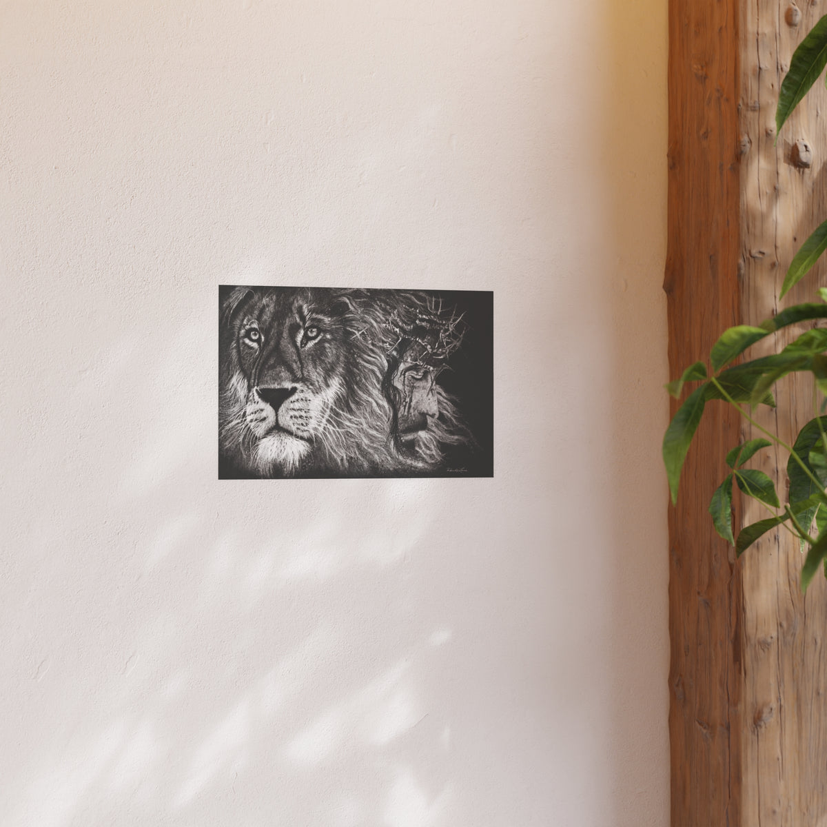 Lion King, Jesus and Lion Fine Art Print
