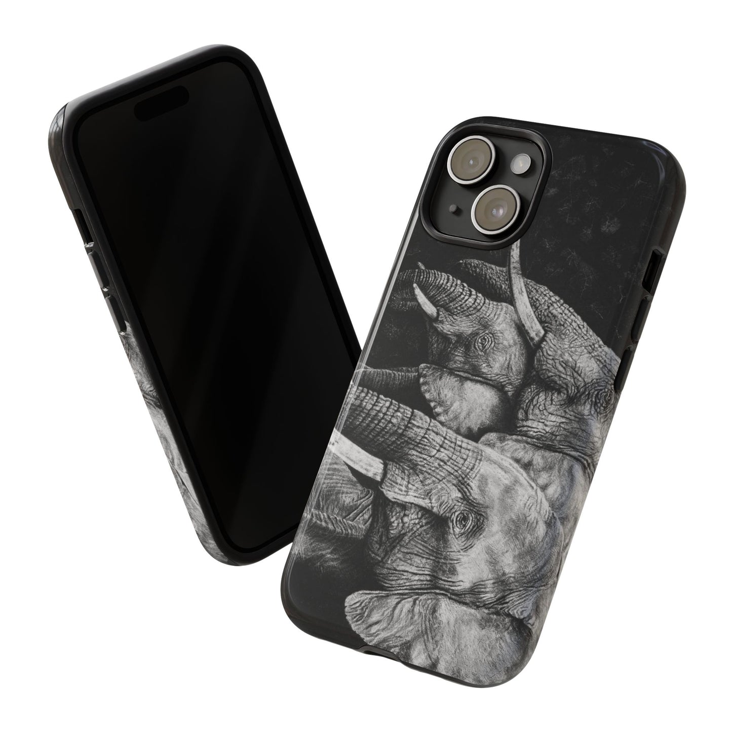 Brushland Bond. Elephant Art Tough Phone Case