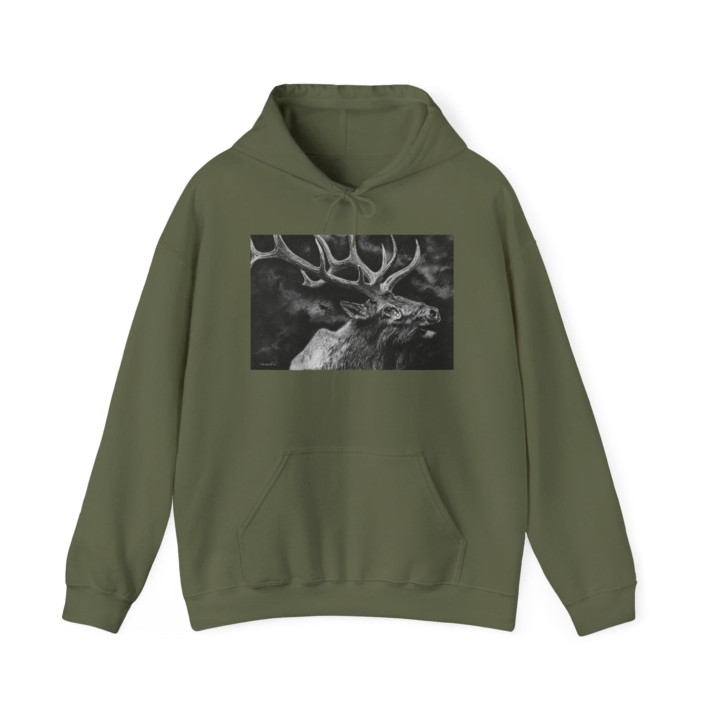 Gladiator, Elk Hooded Unisex Sweatshirt