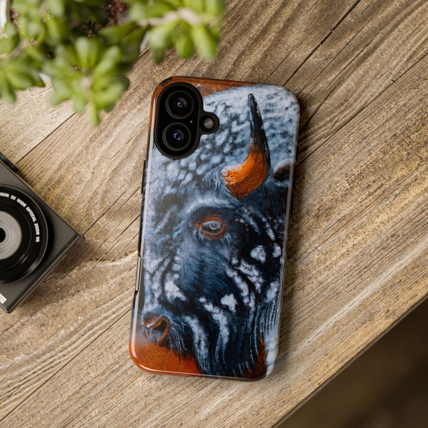 Storm Bison, Phone Case