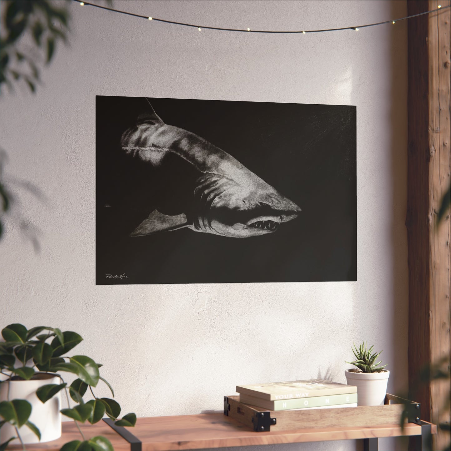 Below, Shark Fine Art Print