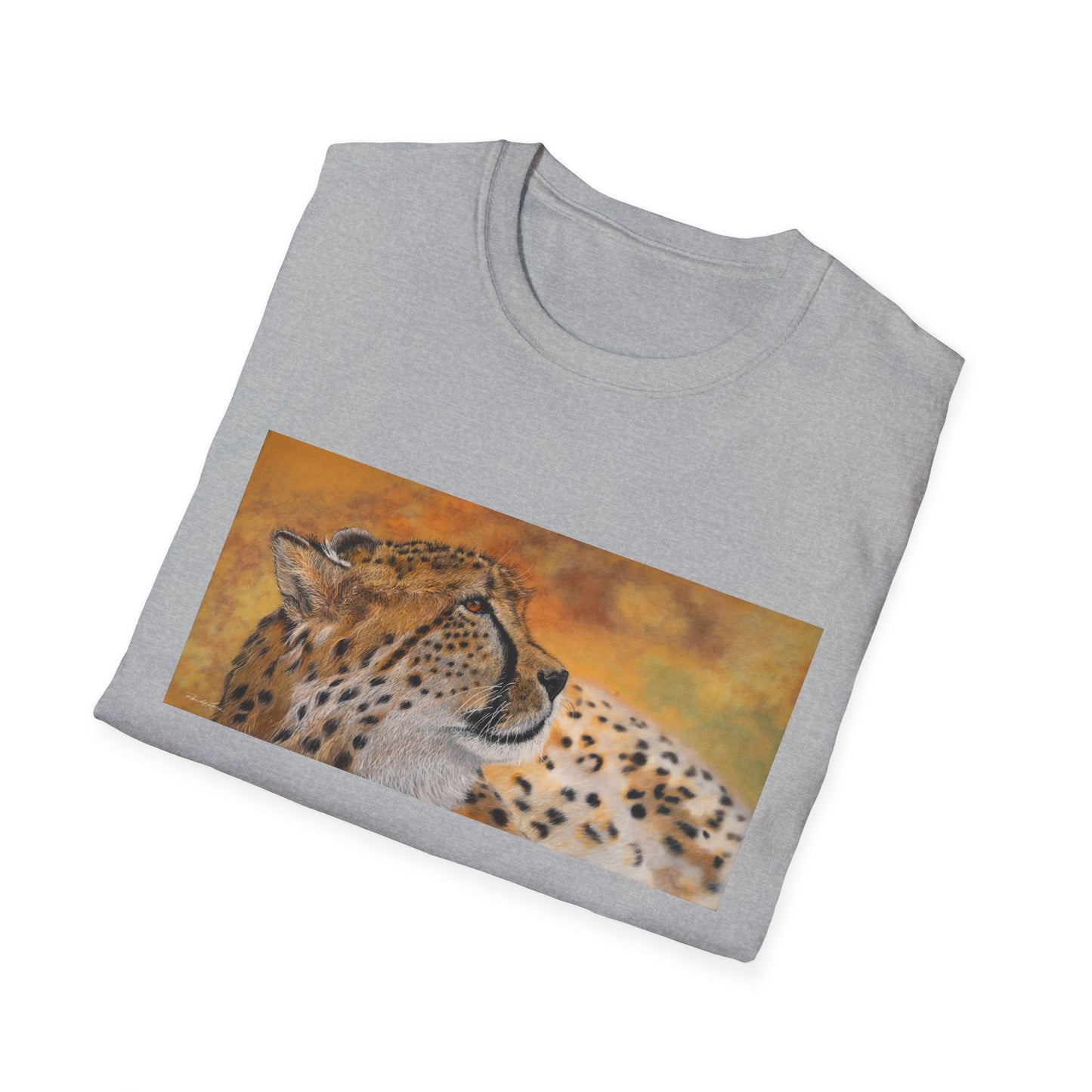 Cheetah Chill, Cheetah Unisex soft T-Shirt