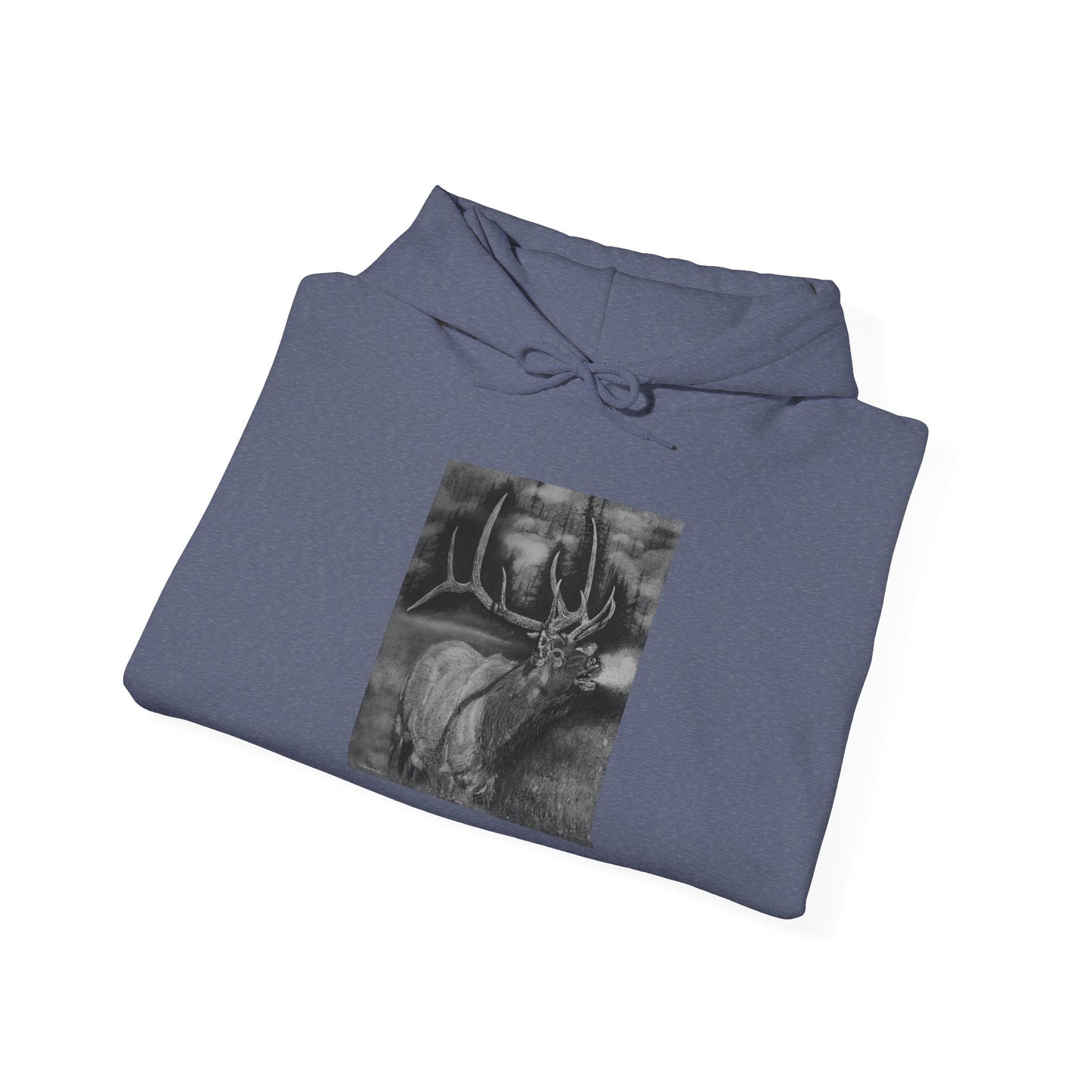 Mountain Music, Elk Unisex Hooded Sweatshirt