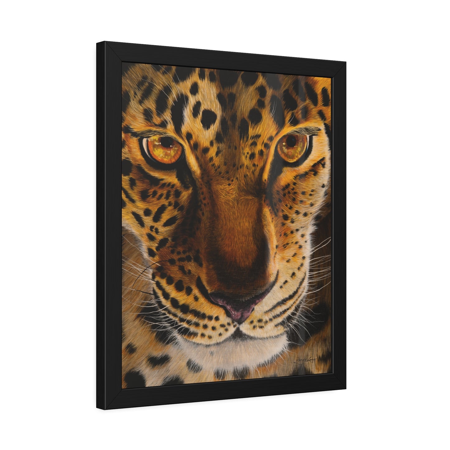 Windows to the Soul, Leopard, Framed Fine Art Print