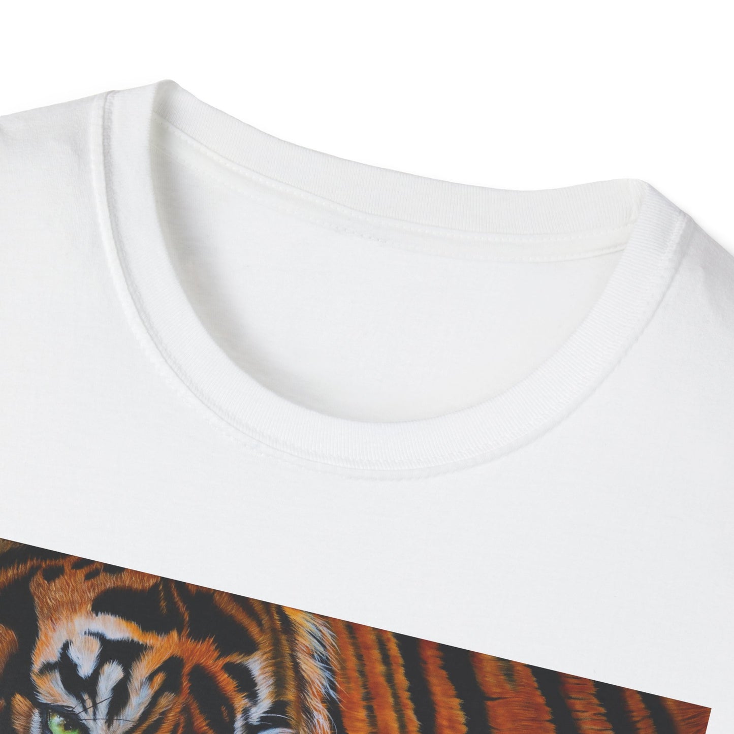 Tiger Stripe, Tiger Graphic T-Shirt, Unisex Softstyle Tee