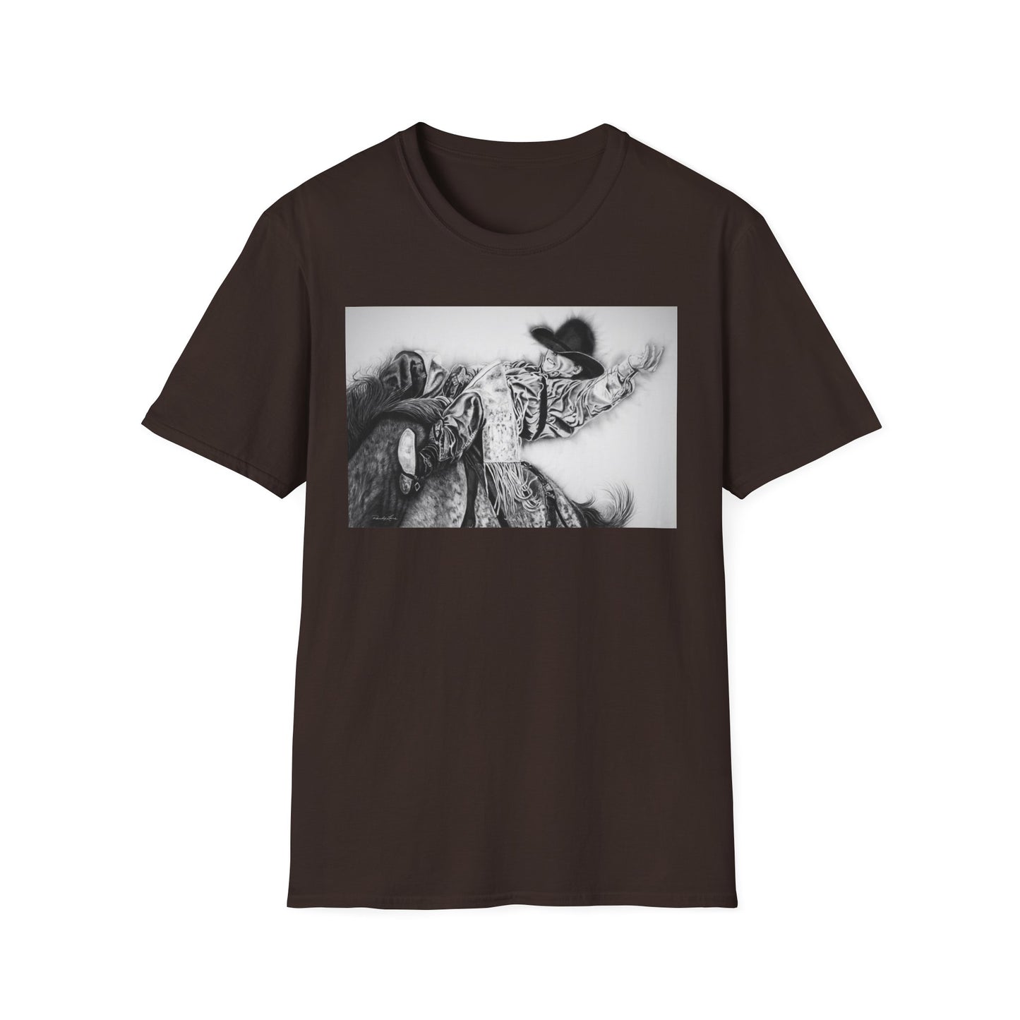 Go Time. Rodeo Cowboy Unisex Softstyle T-Shirt