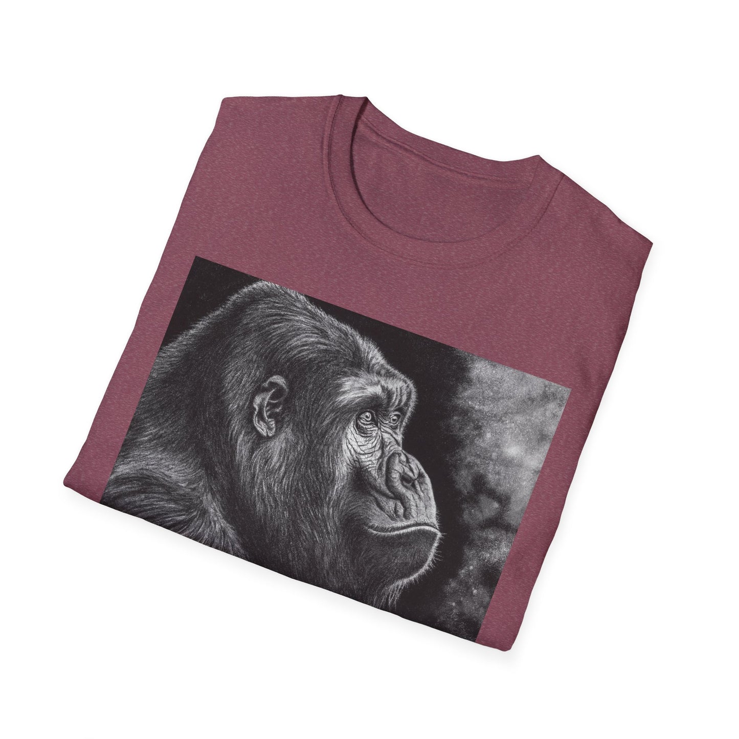 Gorilla Art T-Shirt, Unisex Tee