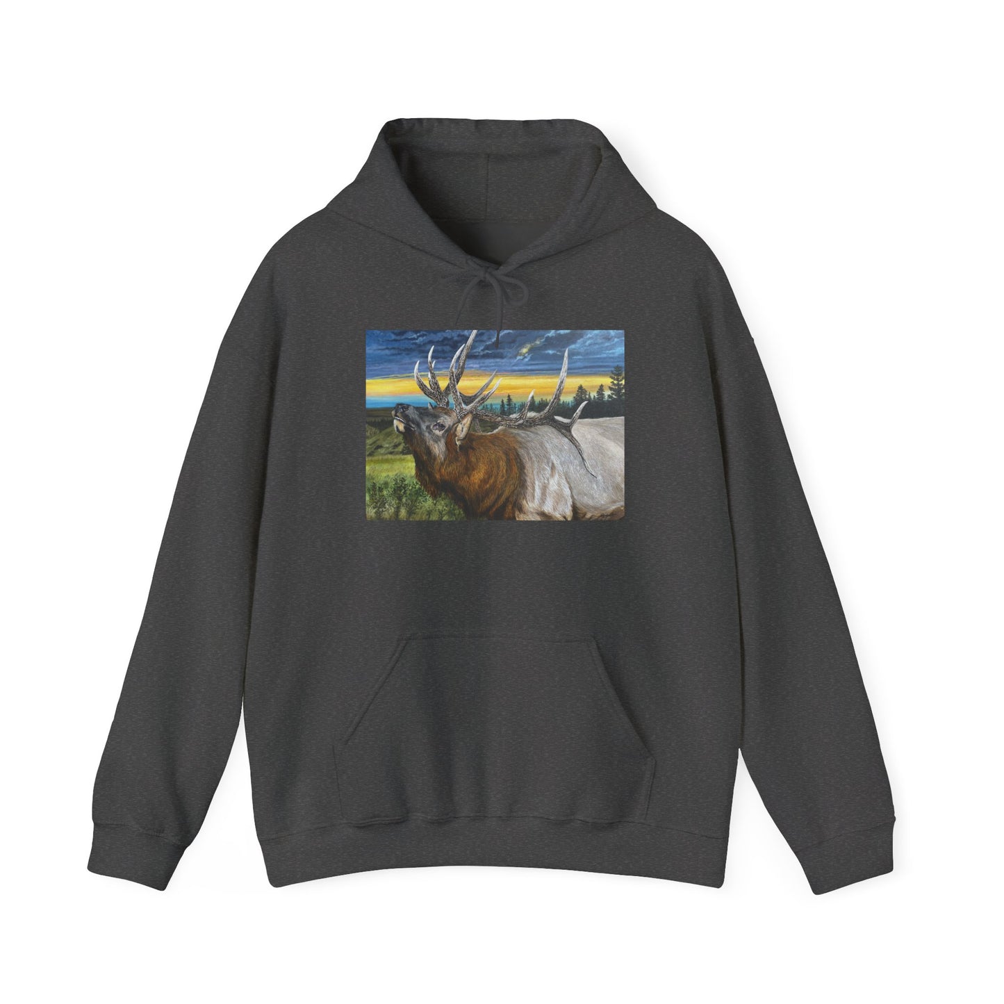 Sunset Serenade, Elk Unisex Hoodie
