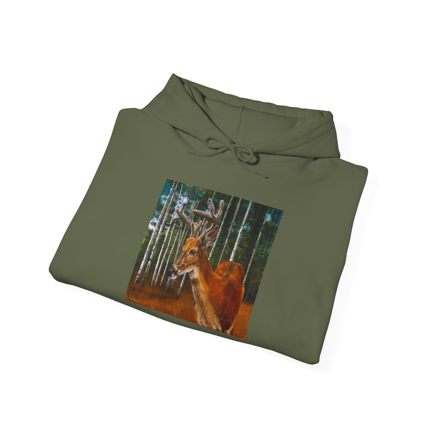 Velvet Crush, Deer Unisex Heavy Blend™ Hooded Sweatshirt