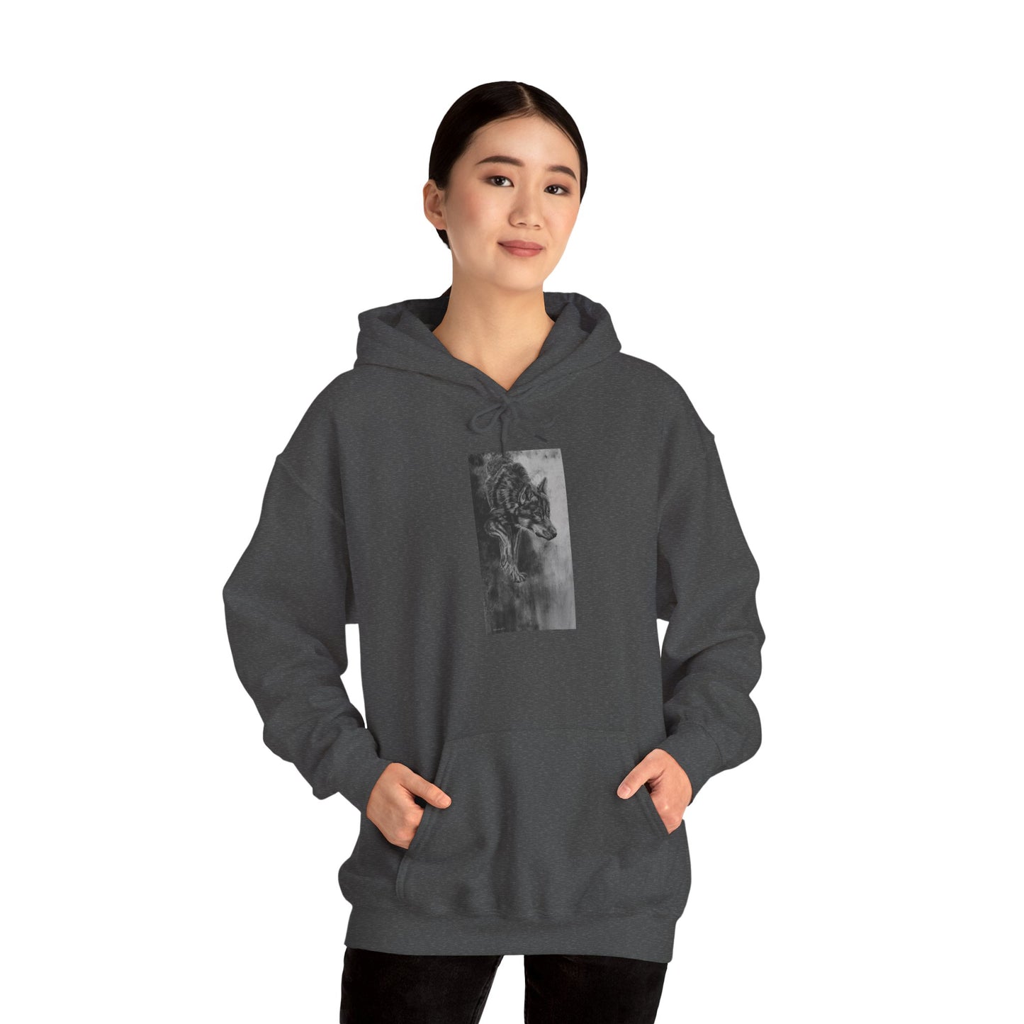 Specter, Wolf Unisex Hooded Sweatshirt