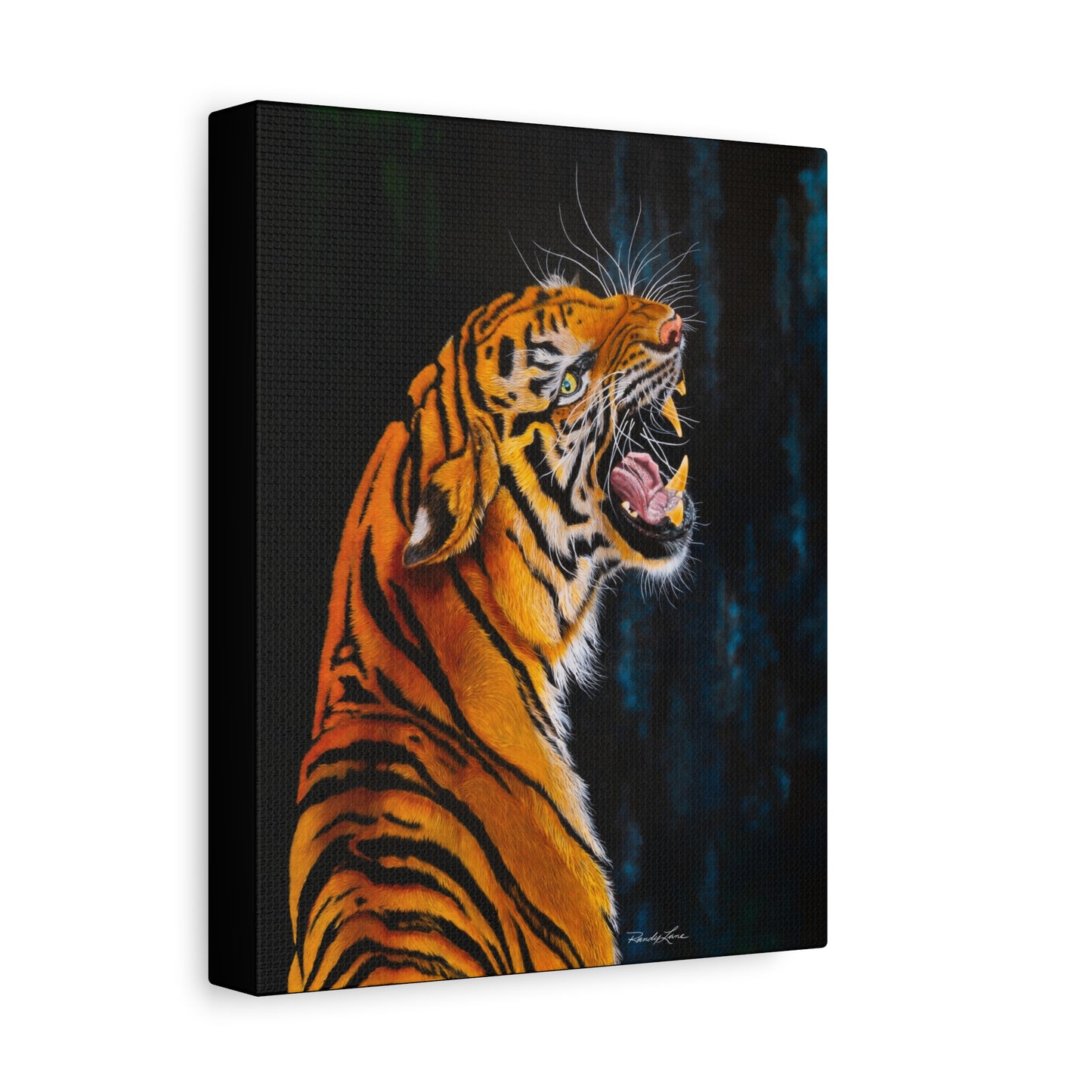Beautifully Bold, Roaring Tiger Canvas Art