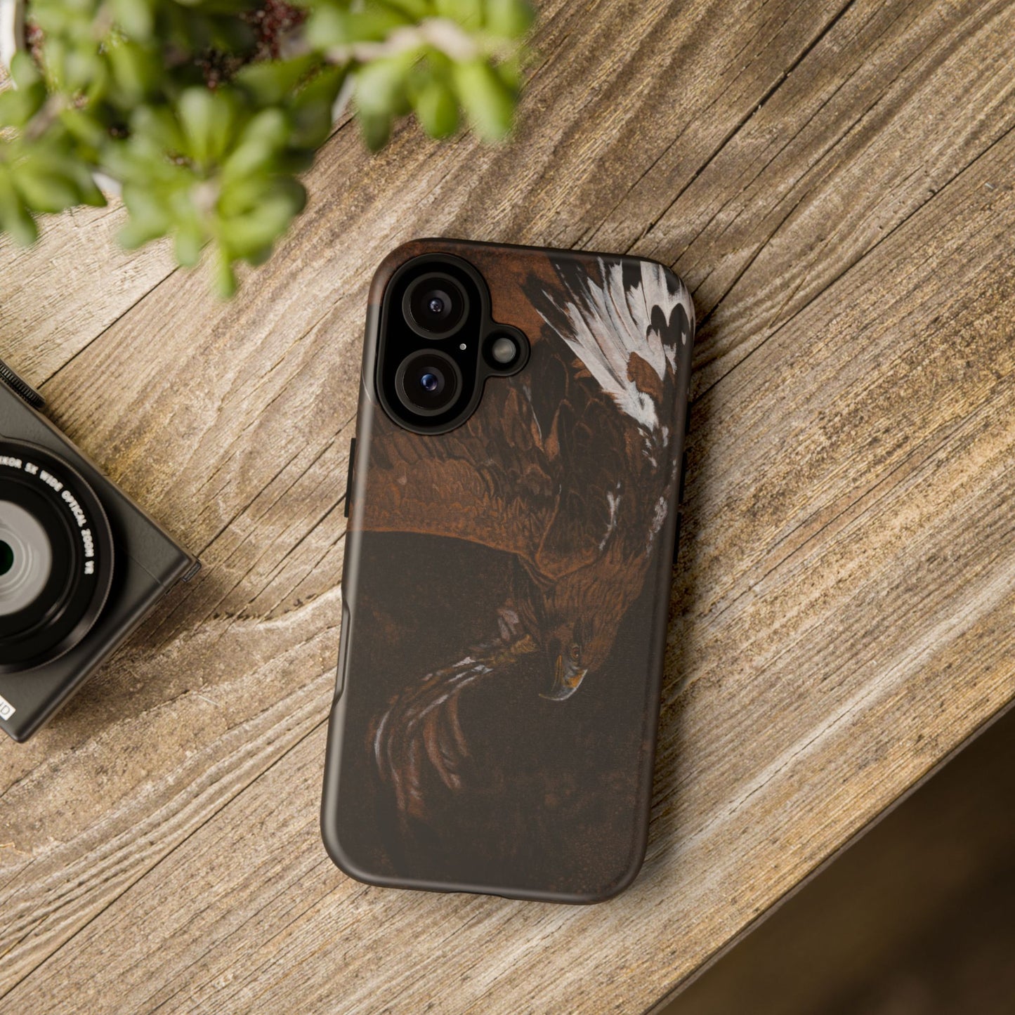 Golden Flight, Eagle Design Phone Case, Tough Cases