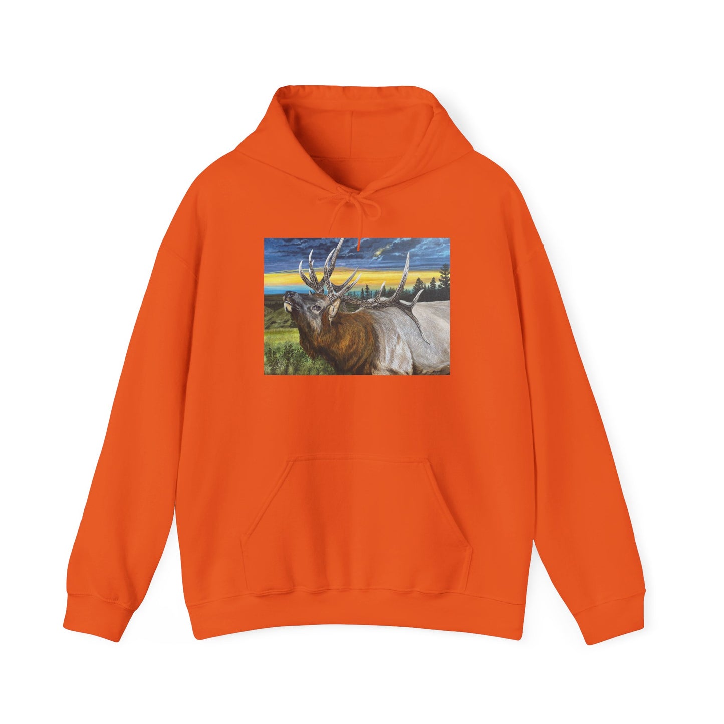 Sunset Serenade, Elk Unisex Hoodie