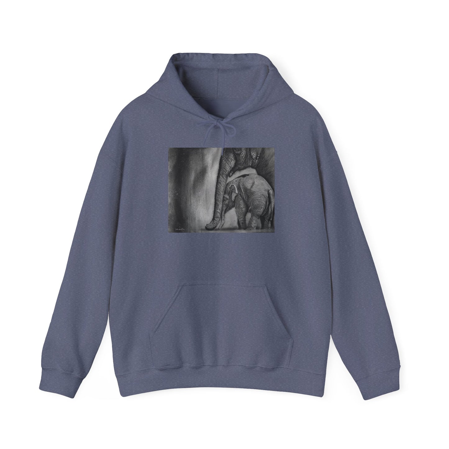 Trunks of Love, Elephant Hoodie Unisex Sweatshirt