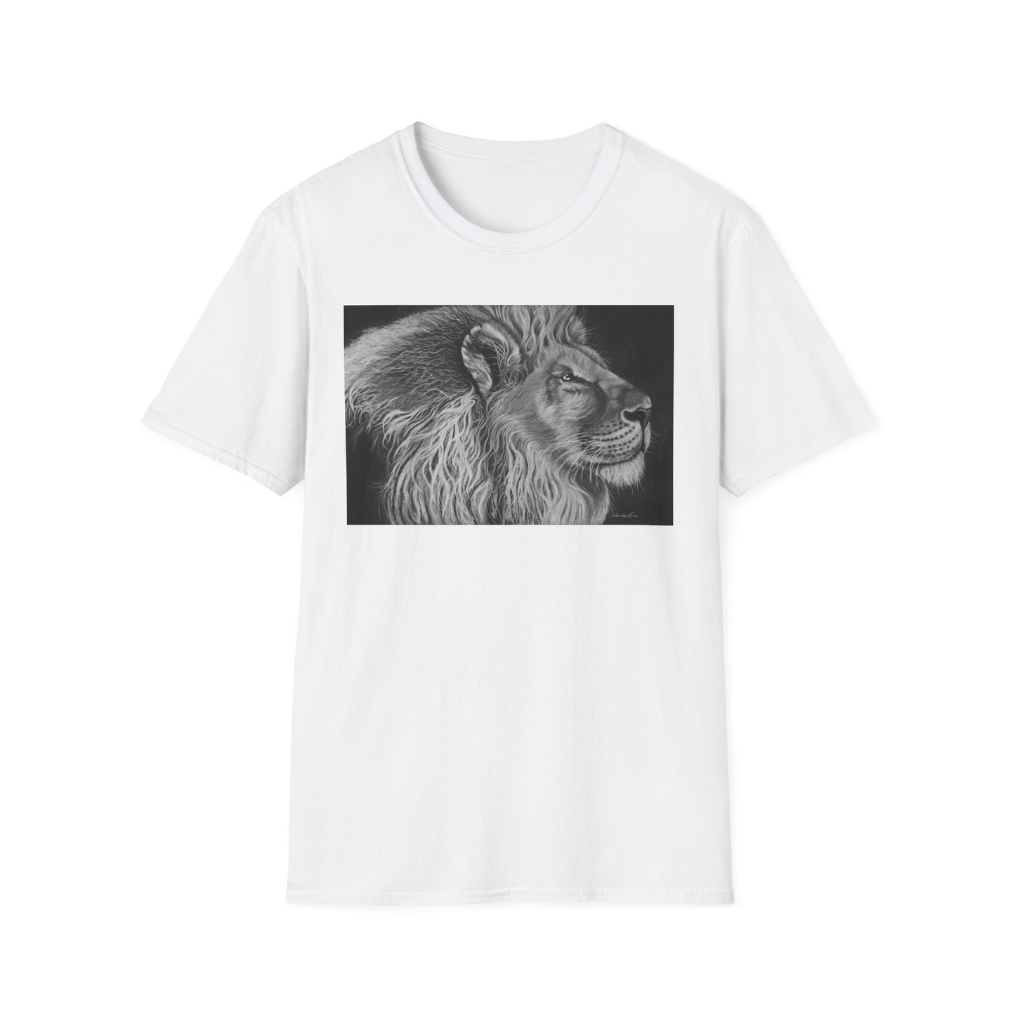 King of Cool, Lion Graphic Tee - Unisex Softstyle T-Shirt