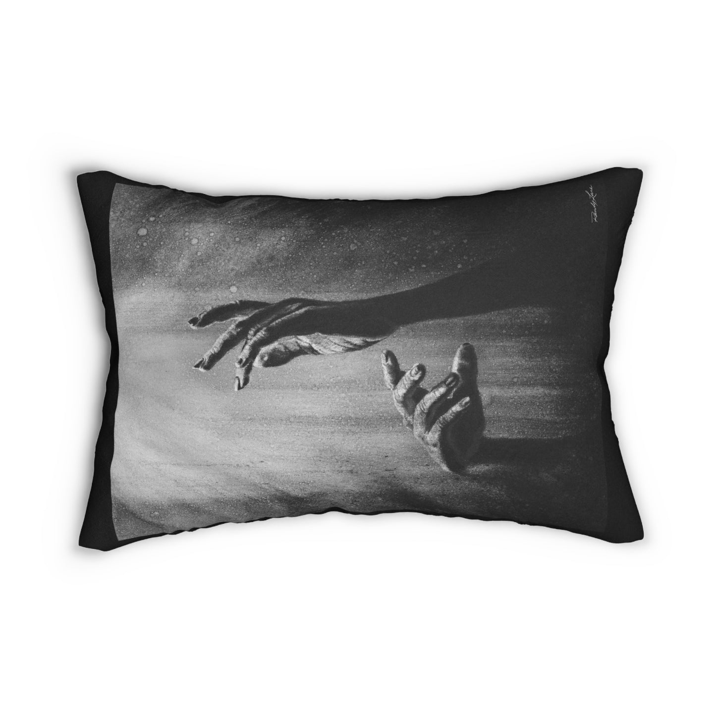 Divine Dance. Artistic Lumbar Pillow