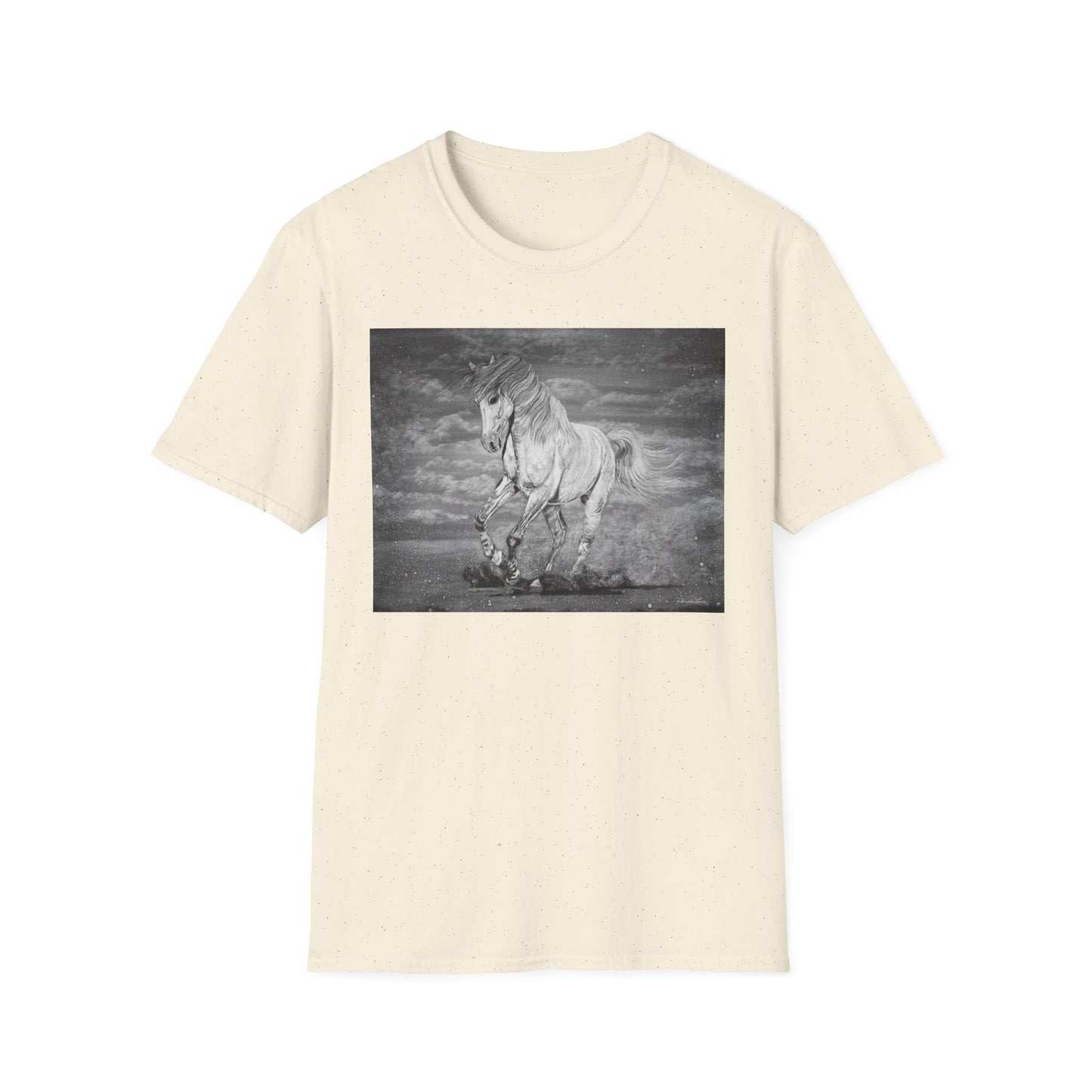 Equine Elegance. Prancing Horse Graphic T-Shirt