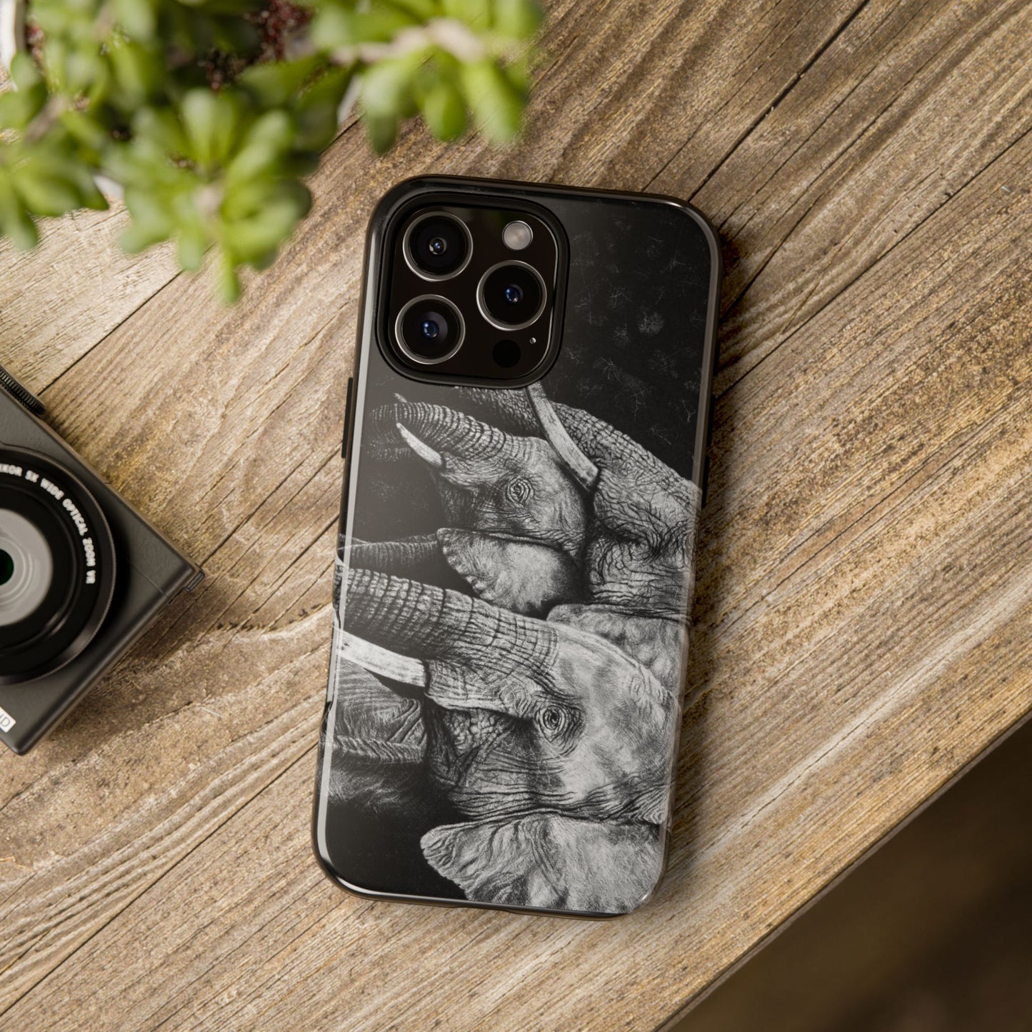 Brushland Bond. Elephant Art Tough Phone Case