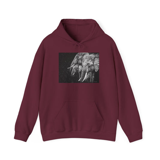 Brushland Bond. Elephant Art Unisex Heavy Blend Hoodie