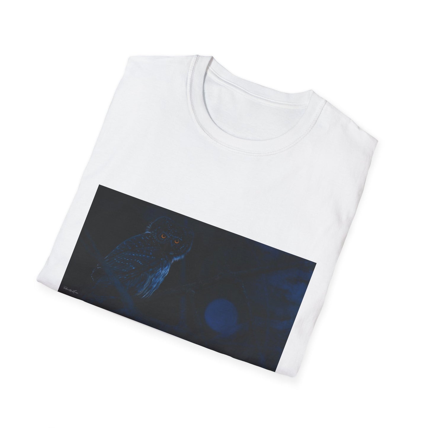 Bright Eyes, Owl theme Unisex Softstyle T-Shirt