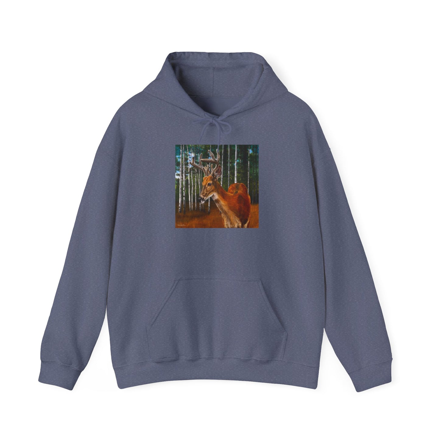 Velvet Crush, Deer Unisex Heavy Blend™ Hooded Sweatshirt