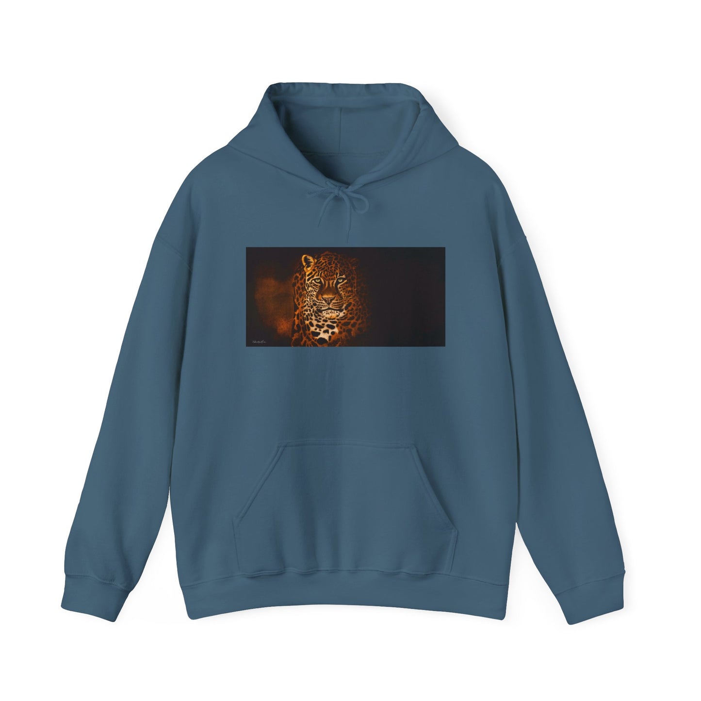 Shadow Hunter, Leopard Print Unisex Hoodie