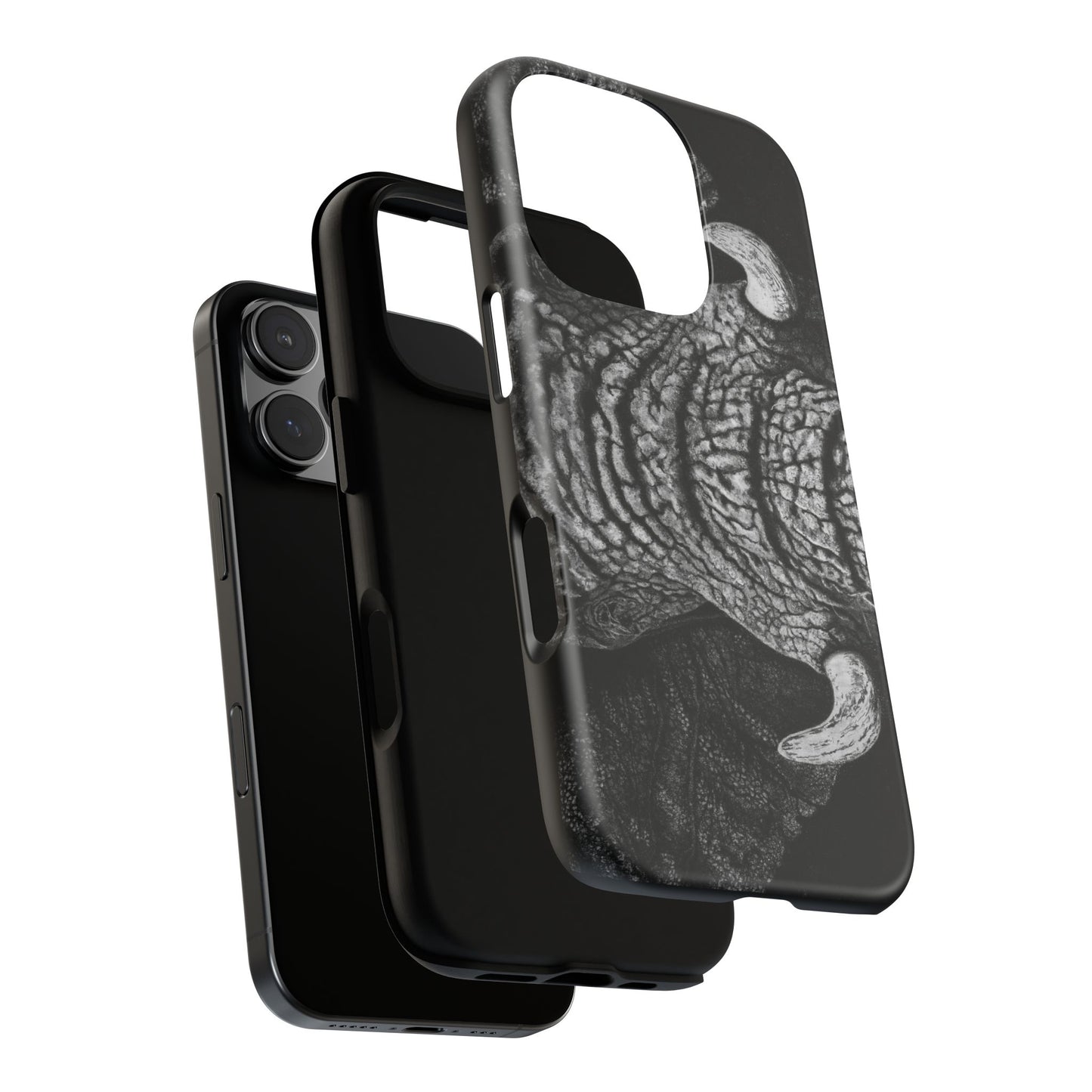 Ebony and Ivory, Elephant Phone Case, Tough Cases
